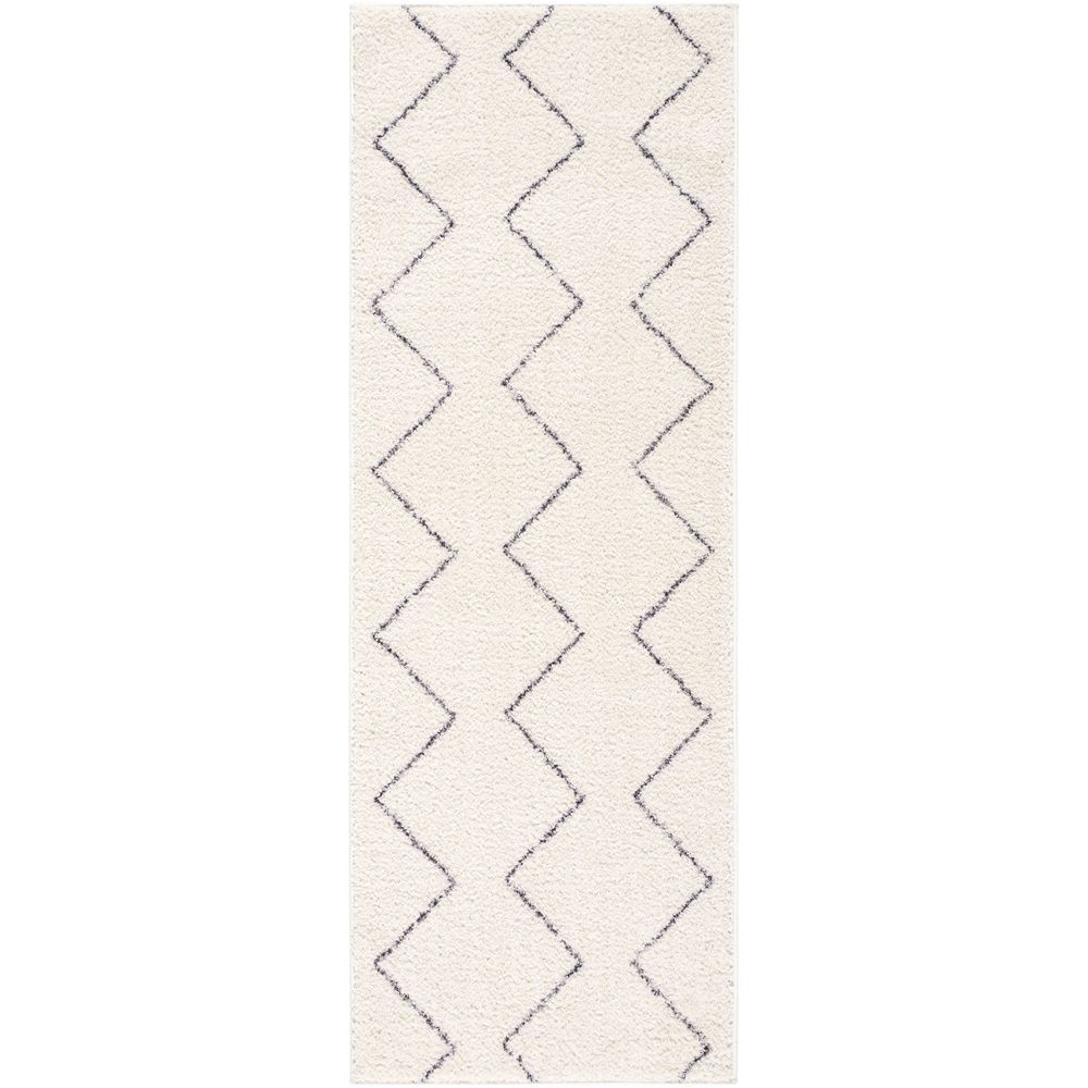 Machine Woven LKK-2307 Ivory, Black Rugs #color_ivory, black