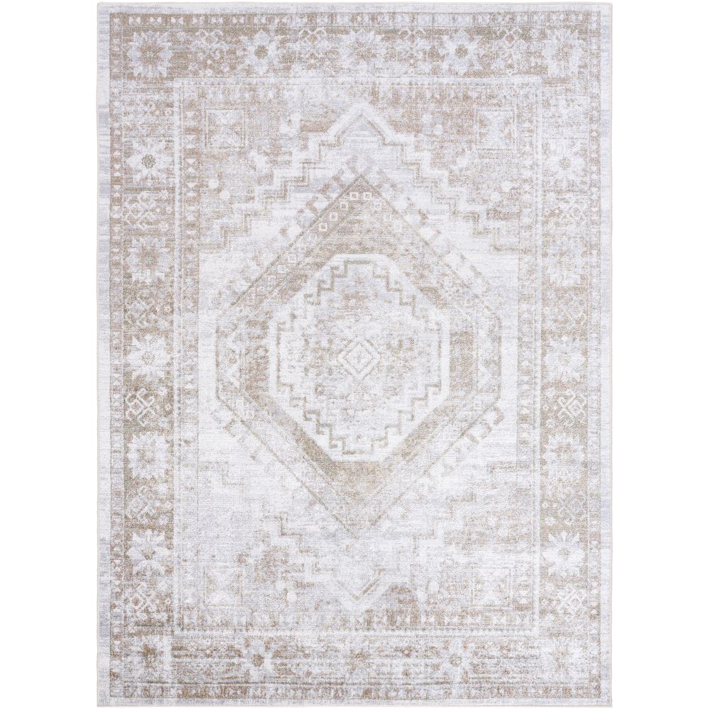 Machine Woven LLL-2361 Light Silver, White Rugs #color_light silver, white