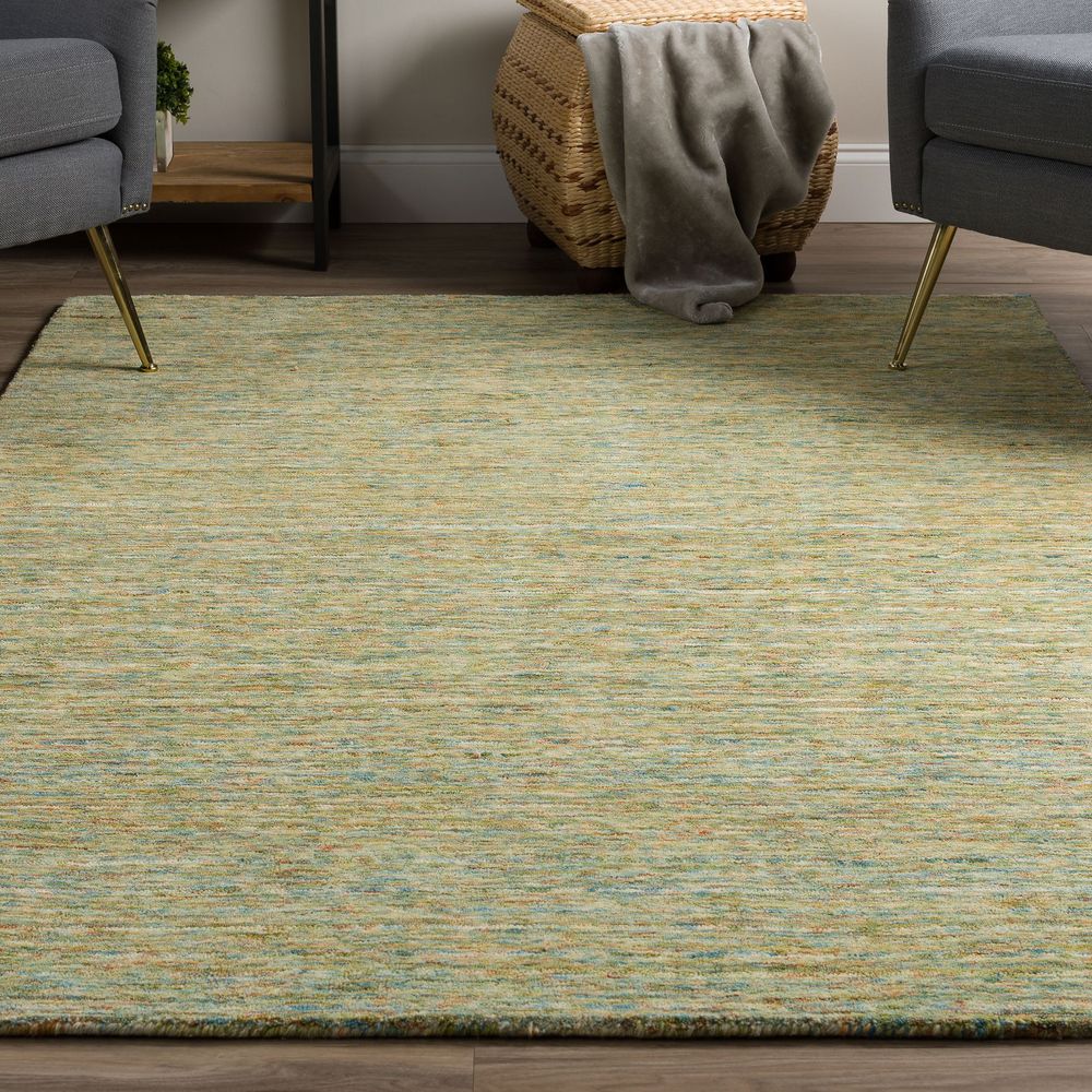 Reya RY7 Meadow Green Area Rug #color_meadow green