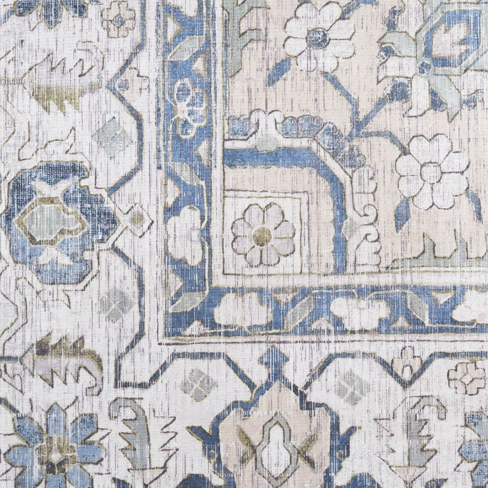 Vintage Home VNH04 Ivory Blue Rug #color_ivory blue