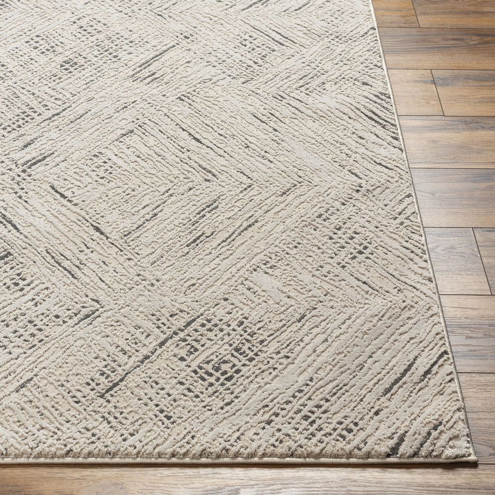 Machine Woven ALD-2313 Taupe, Ivory Rugs #color_taupe, ivory