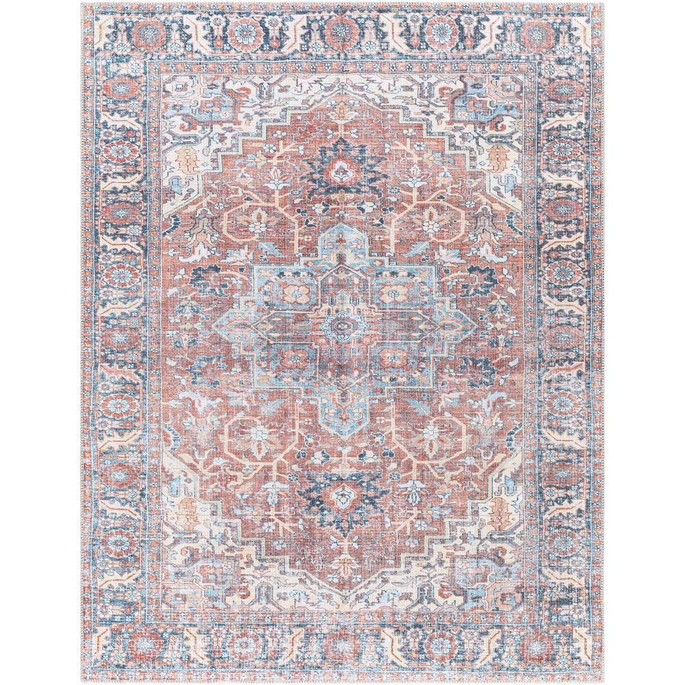 Machine Woven ALY-2307 Rose, Dusty Coral Rugs #color_rose, dusty coral