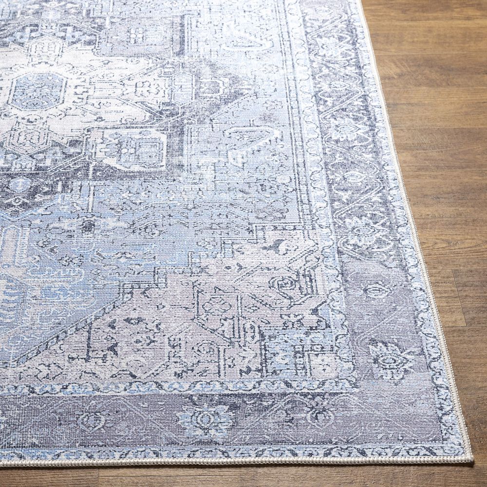 Machine Woven AML-2358 Light Gray, Denim Rugs #color_light gray, denim