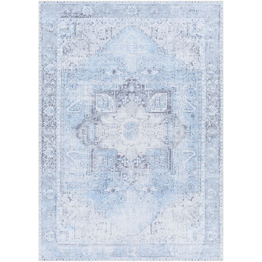 Machine Woven AML-2362 Light Blue, Ice Blue Rugs #color_light blue, ice blue