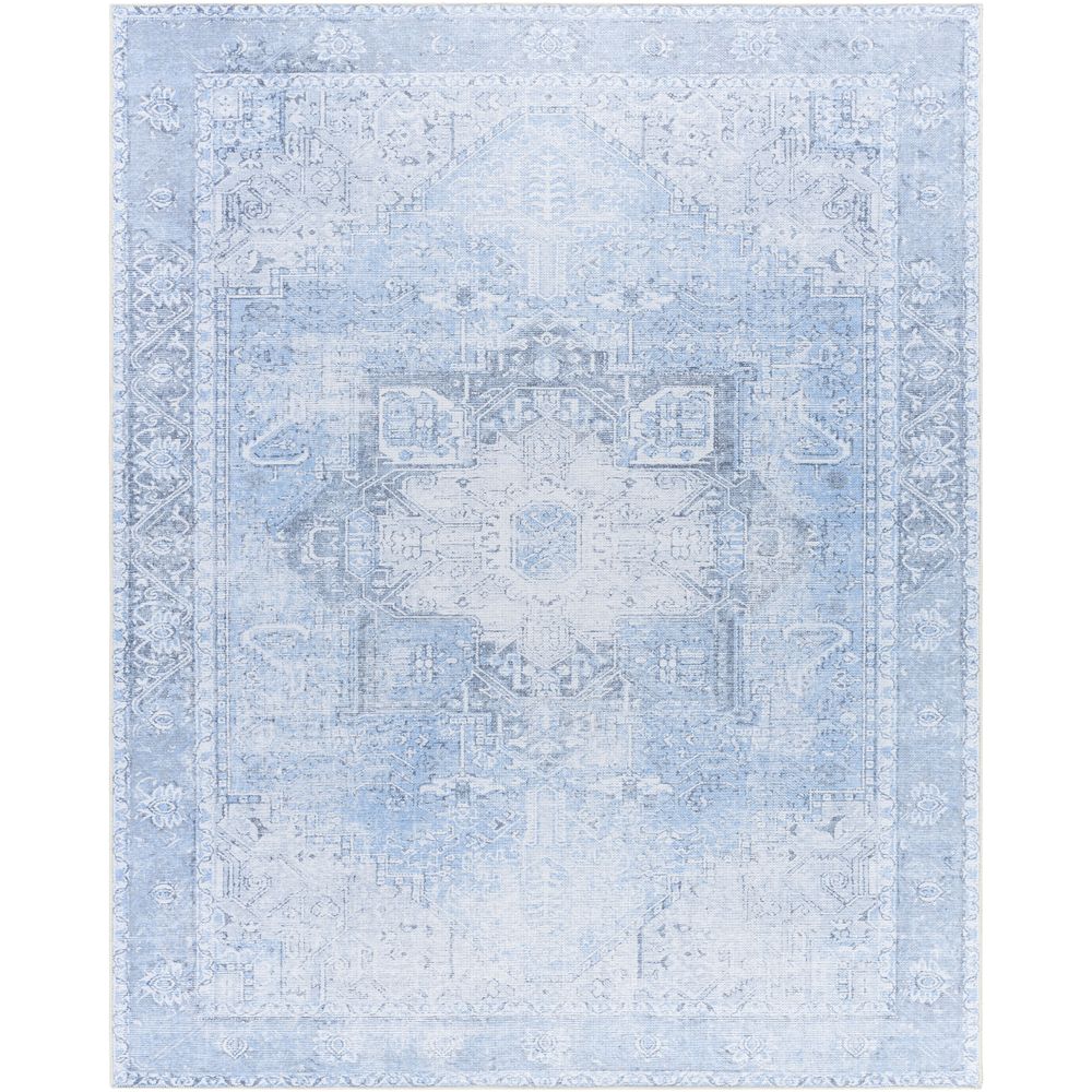 Machine Woven AML-2362 Light Blue, Ice Blue Rugs #color_light blue, ice blue