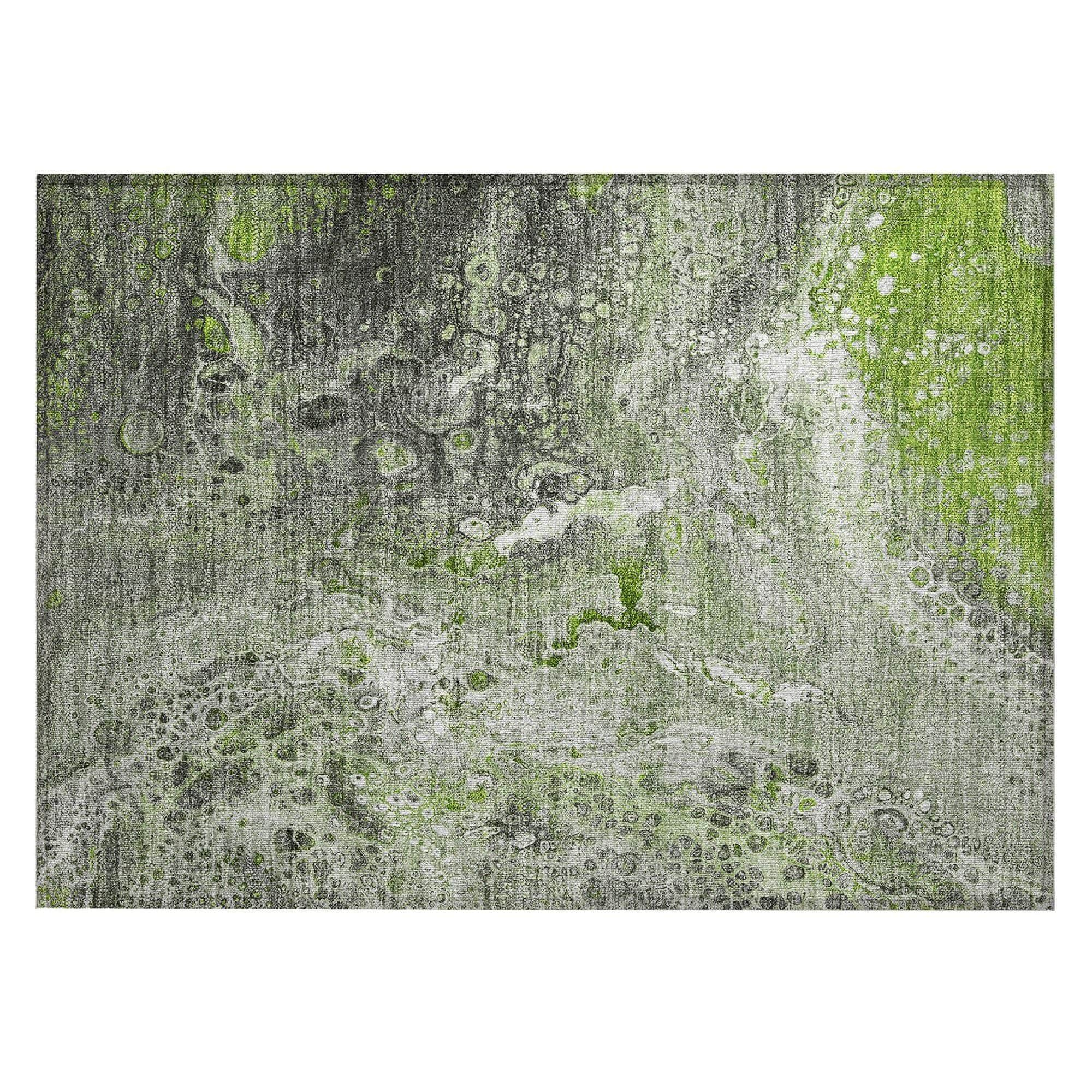 Machine Made ACN588 Aloe Green Rugs #color_aloe green