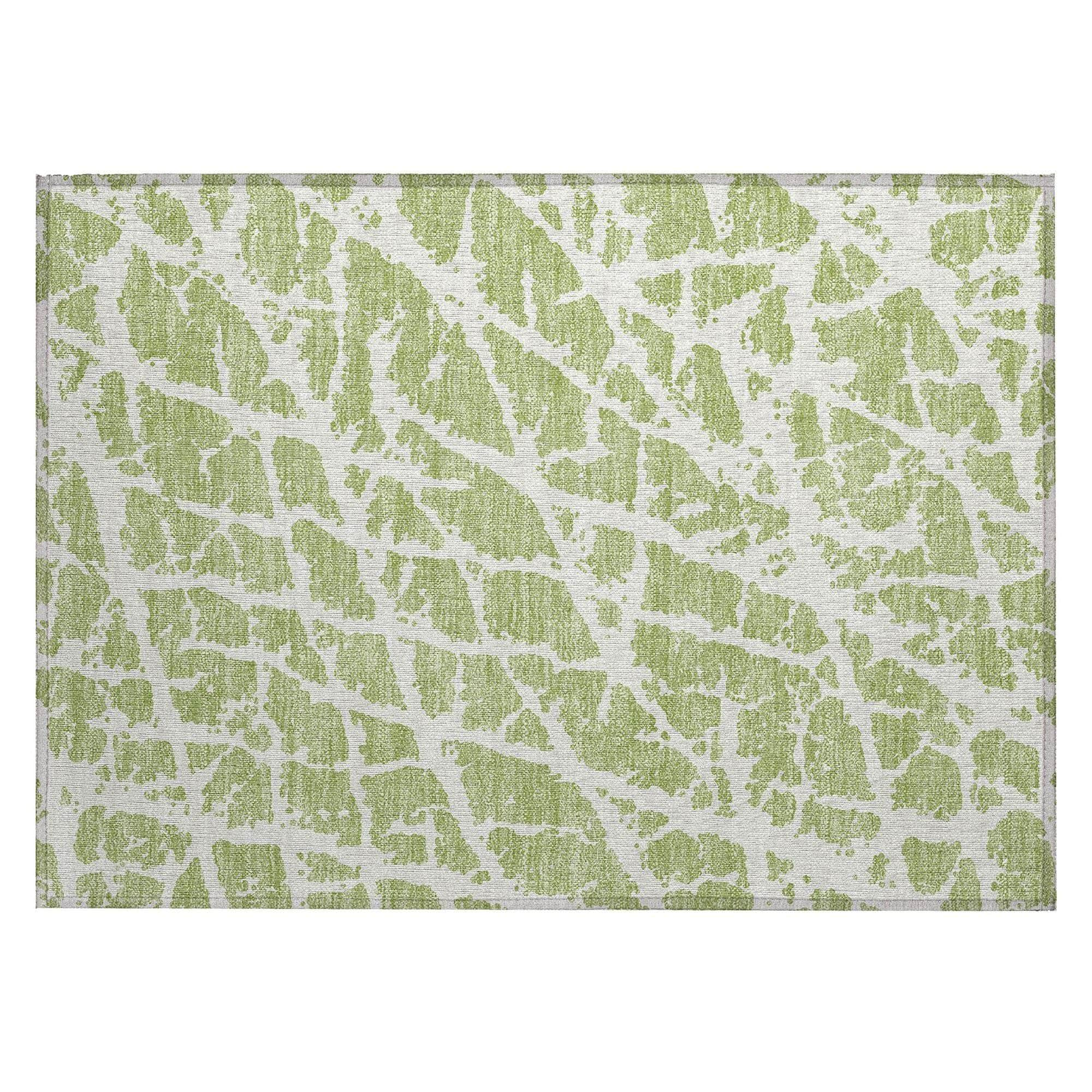 Machine Made ACN501 Aloe Green Rugs #color_aloe green