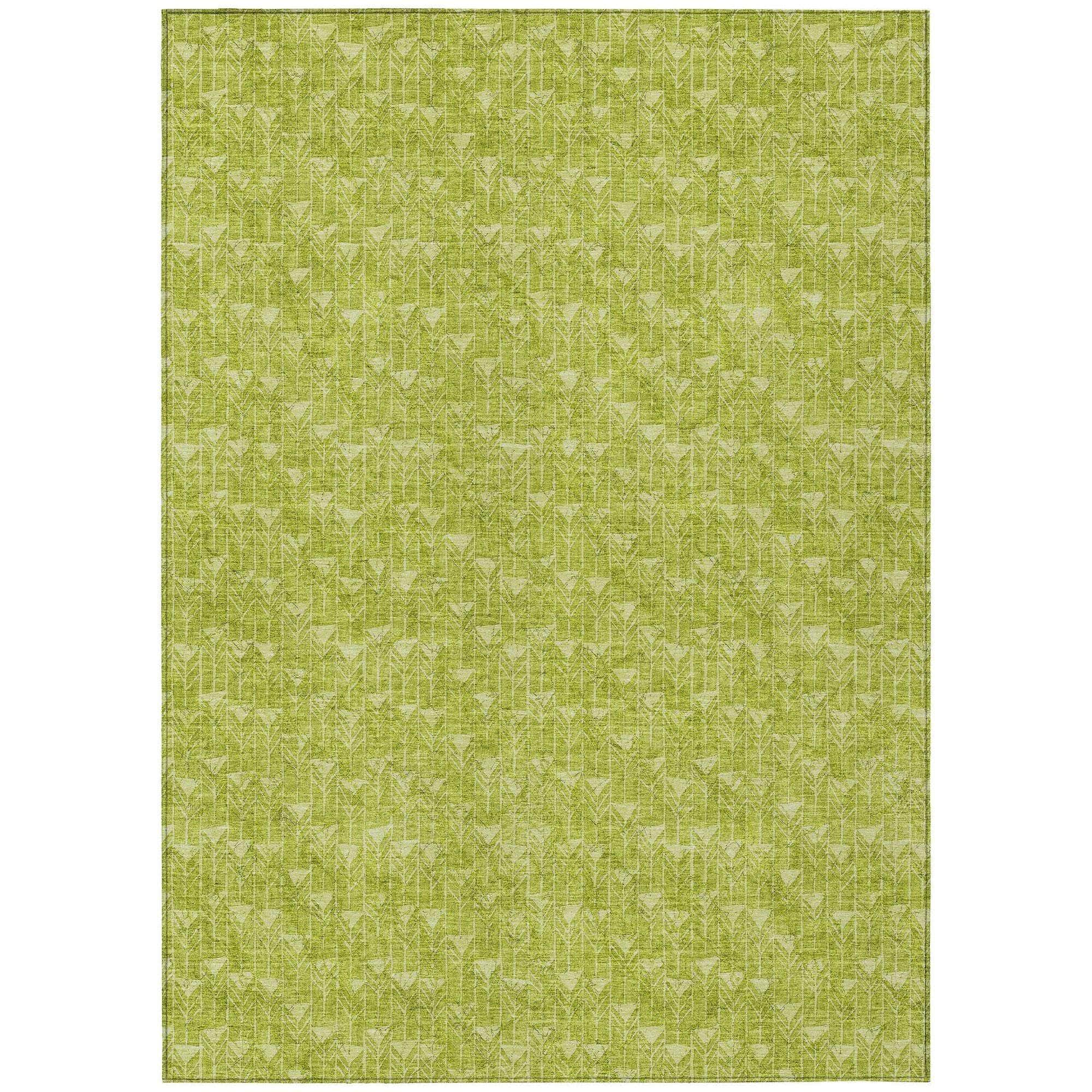 Machine Made ACN514 Aloe Green Rugs #color_aloe green