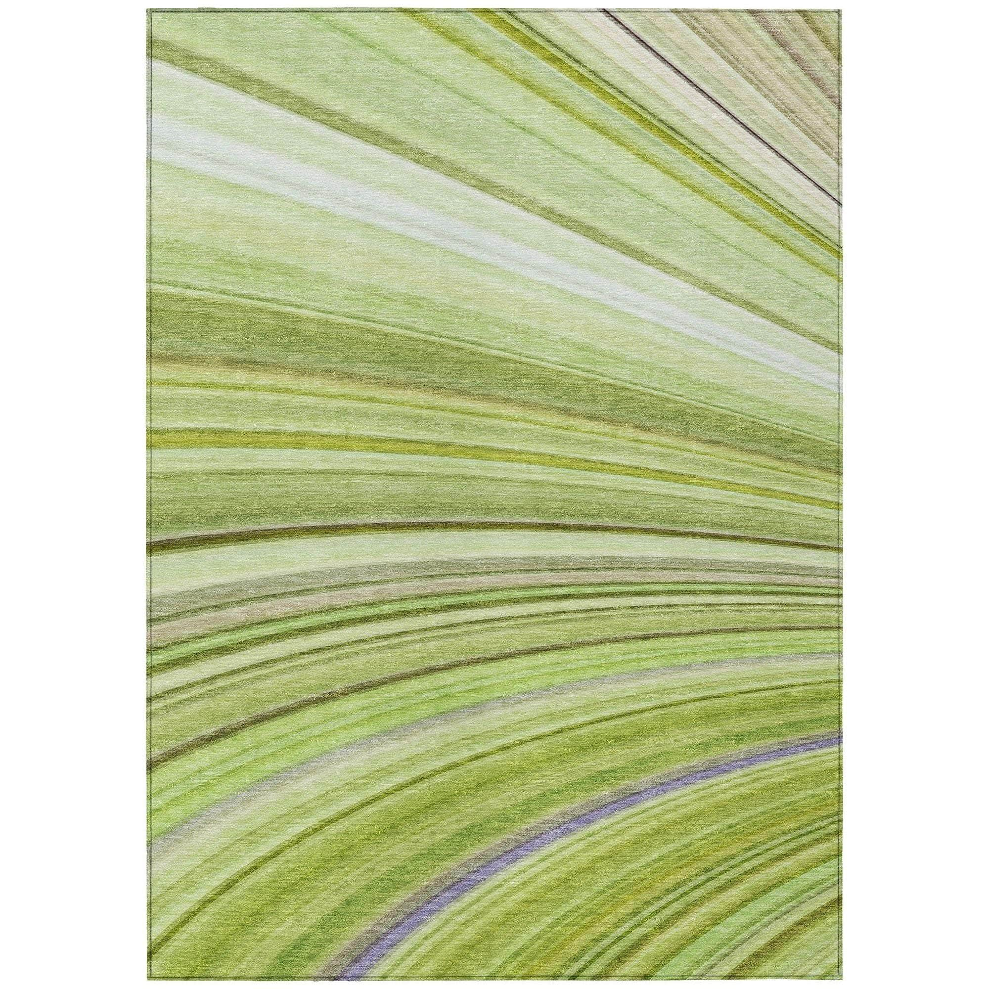 Machine Made ACN585 Aloe Green Rugs #color_aloe green