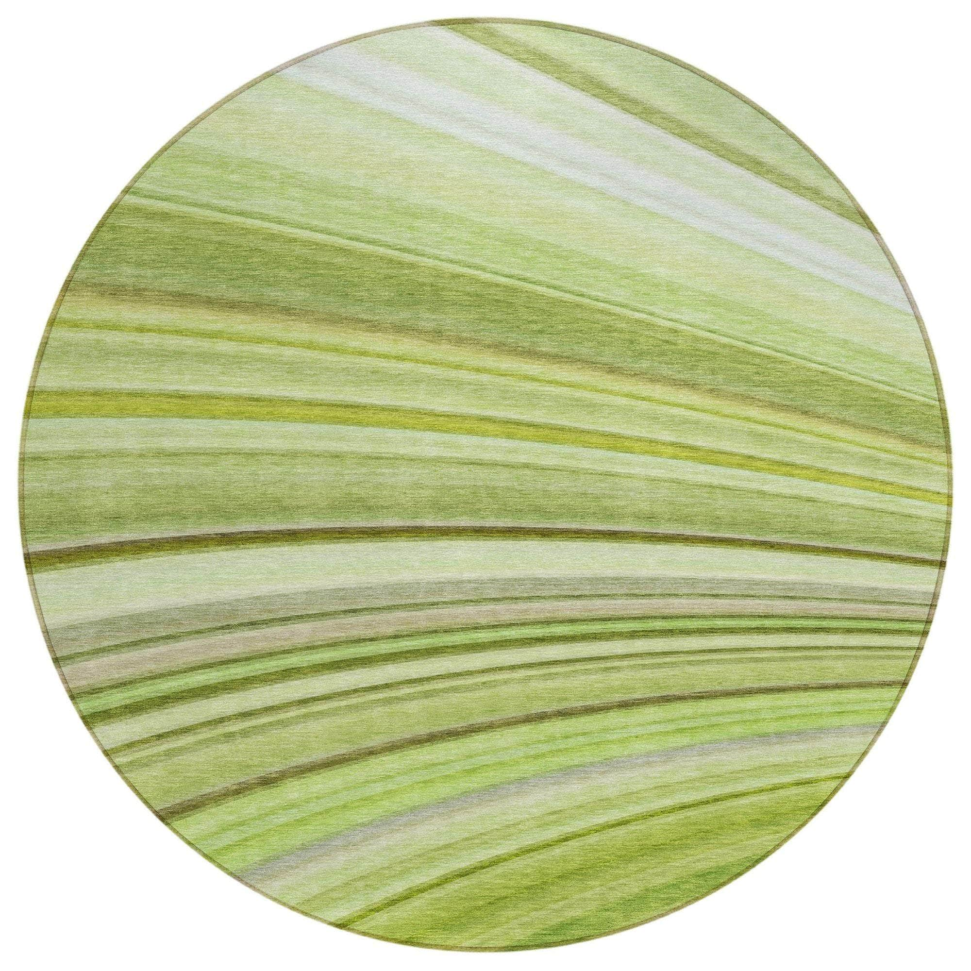 Machine Made ACN585 Aloe Green Rugs #color_aloe green