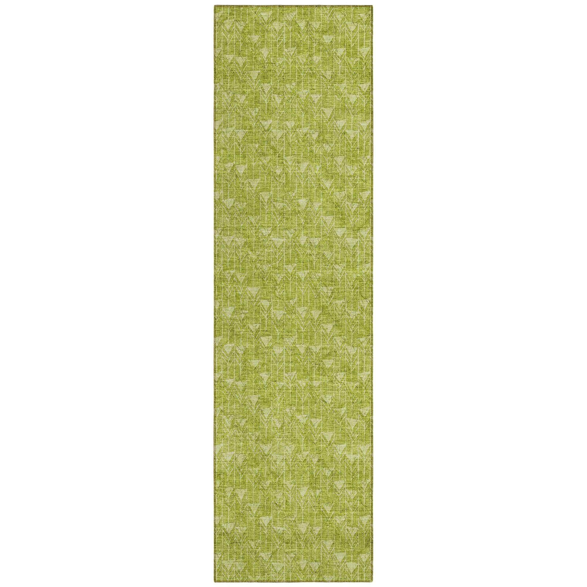 Machine Made ACN514 Aloe Green Rugs #color_aloe green