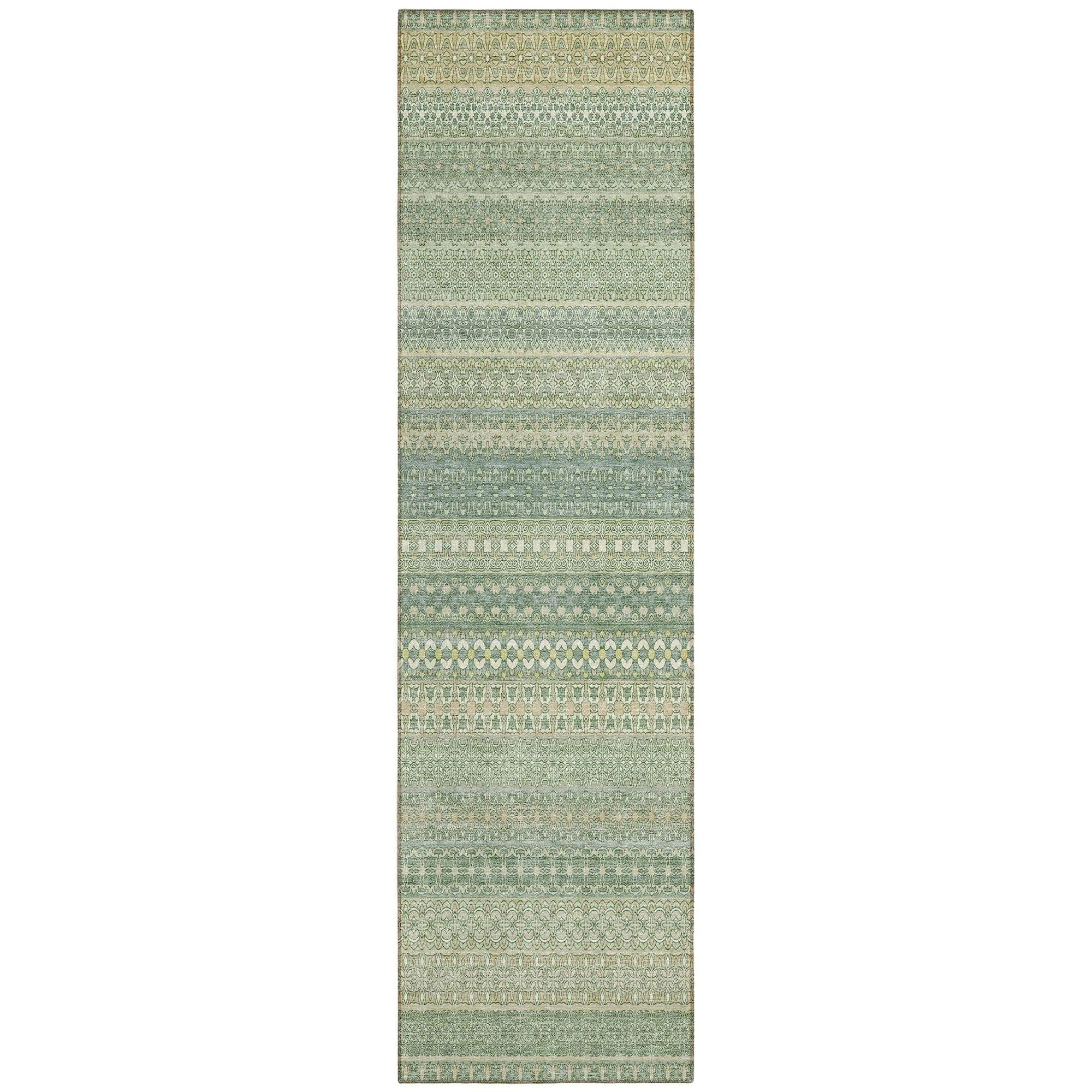 Machine Made ACN527 Aloe Green Rugs #color_aloe green