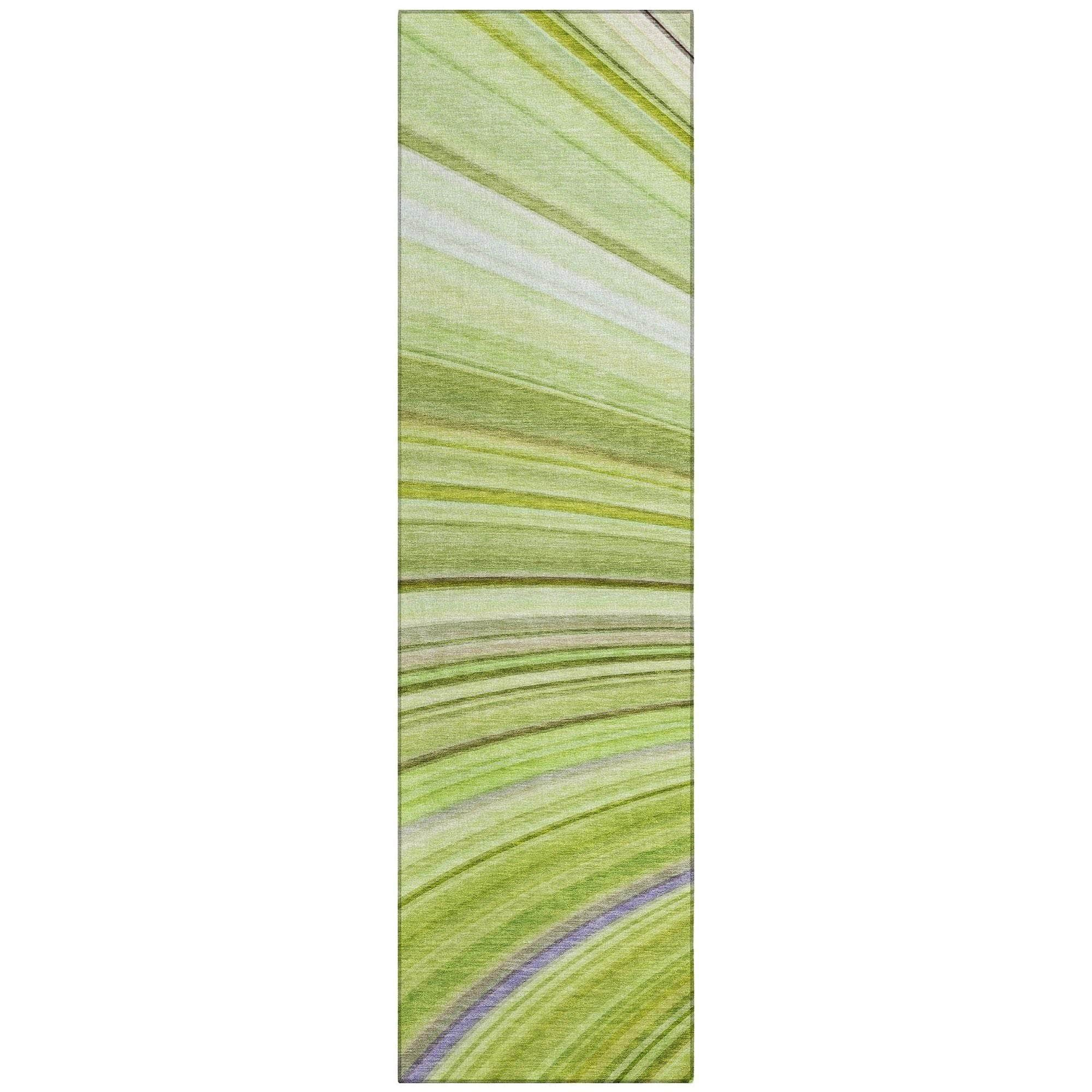 Machine Made ACN585 Aloe Green Rugs #color_aloe green