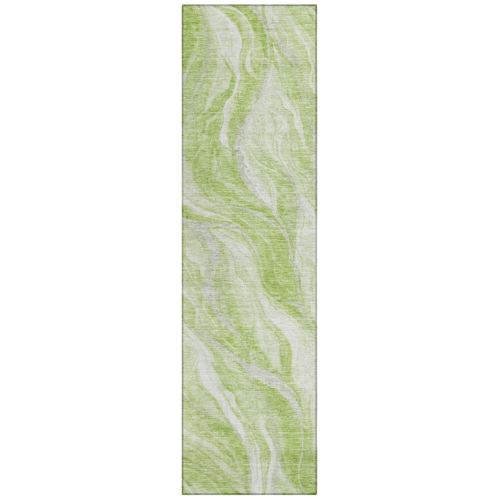 Machine Made ACN720 Aloe Green Rugs #color_aloe green