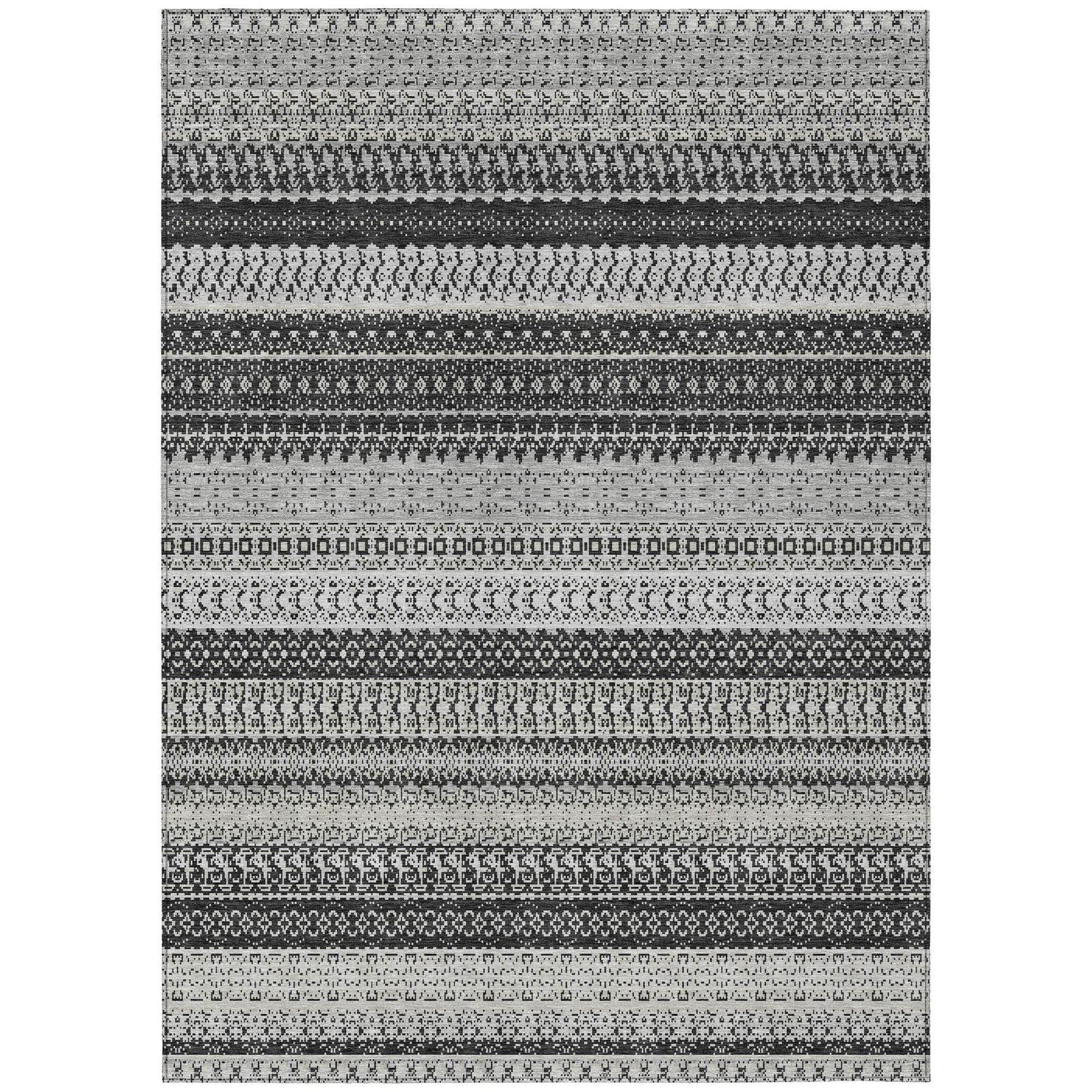 Machine Made ACN576 Black  Rugs #color_black 