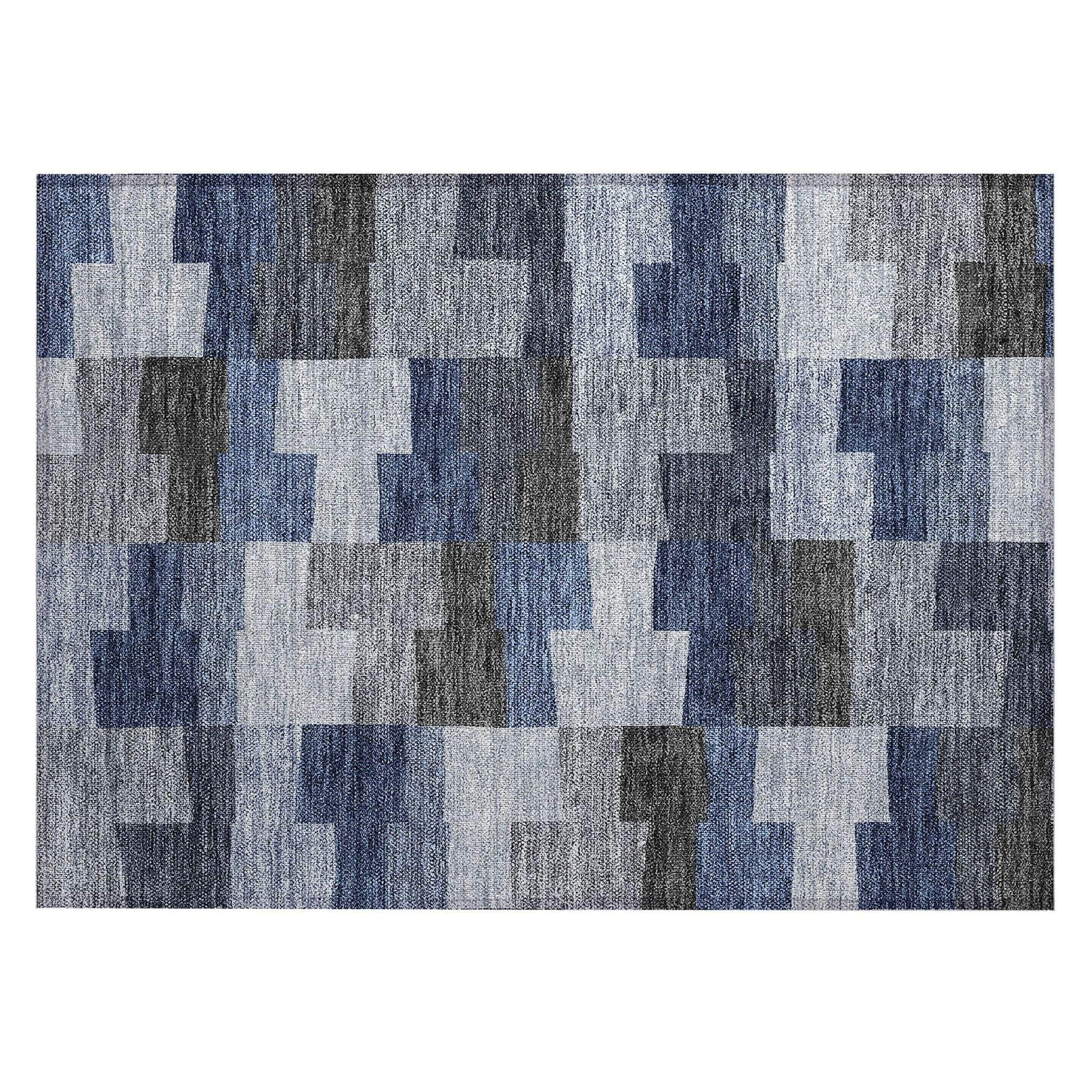 Machine Made ACN659 Blue  Rugs #color_blue 