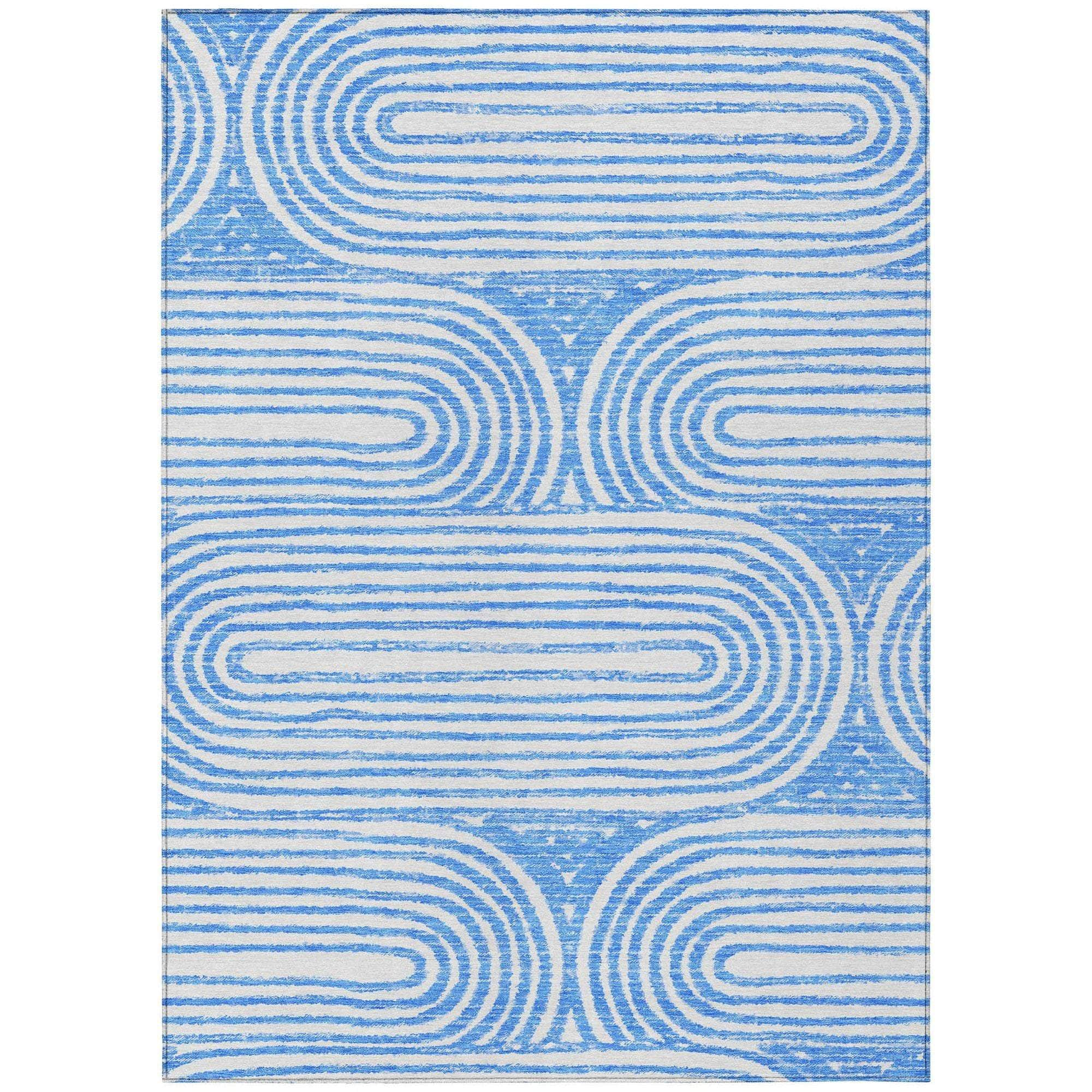 Machine Made ACN540 Blue  Rugs #color_blue 