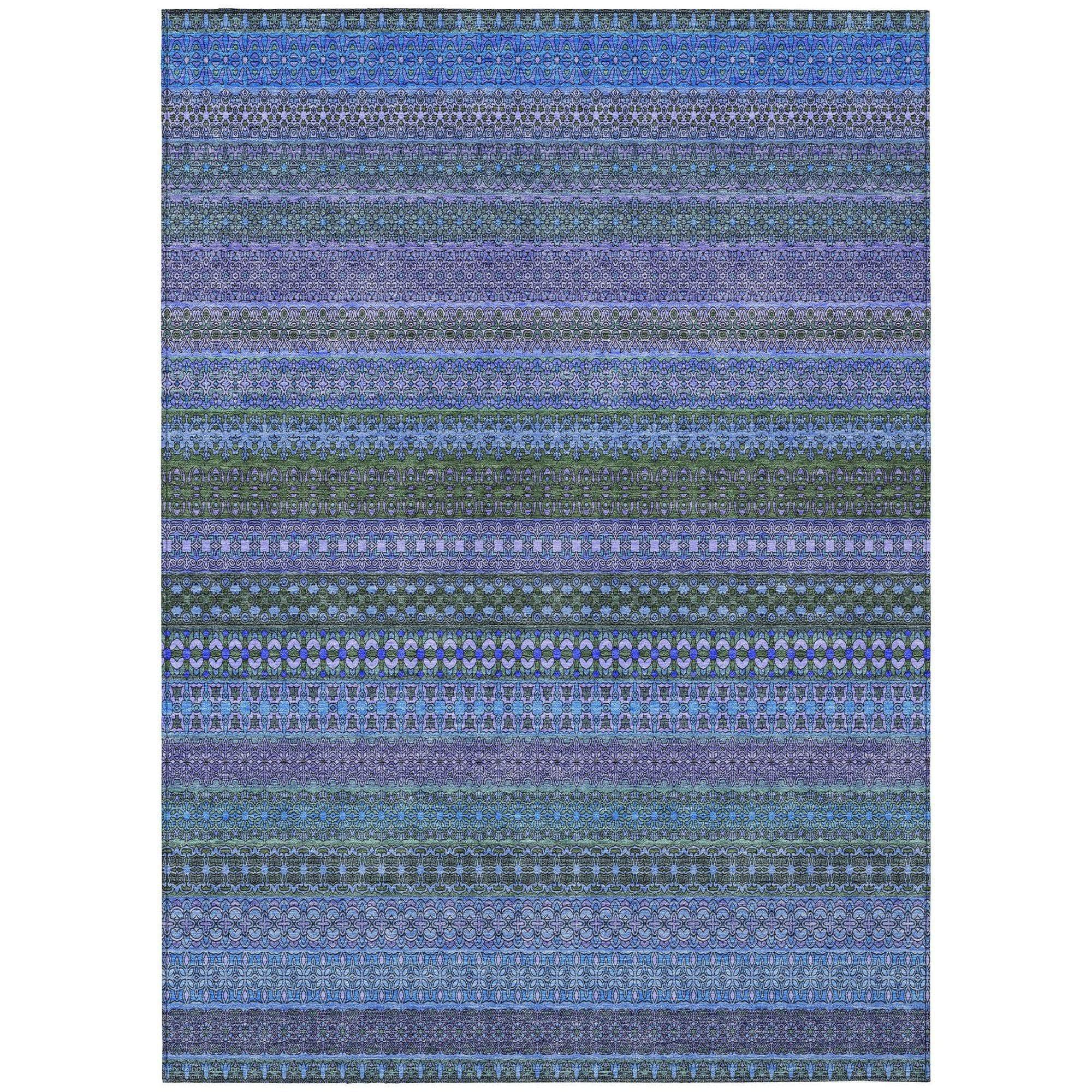 Machine Made ACN527 Blue  Rugs #color_blue 