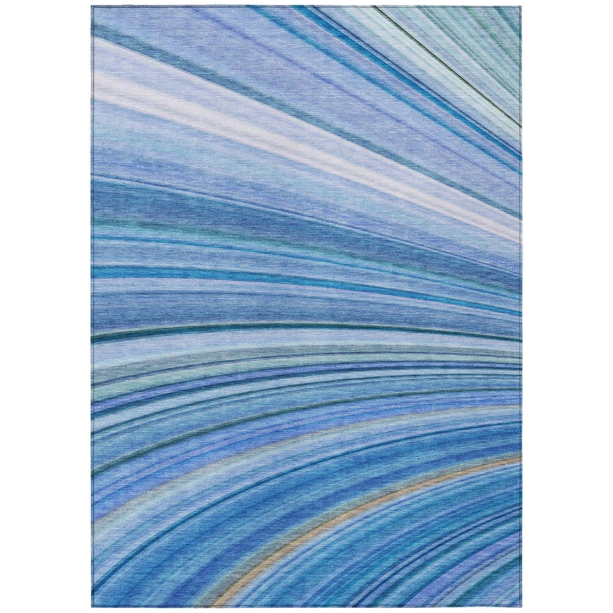 Machine Made ACN585 Blue  Rugs #color_blue 