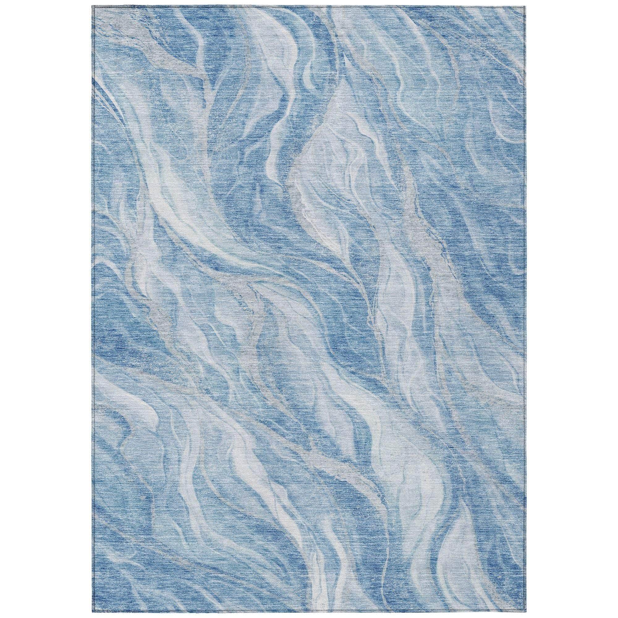 Machine Made ACN720 Blue  Rugs #color_blue 