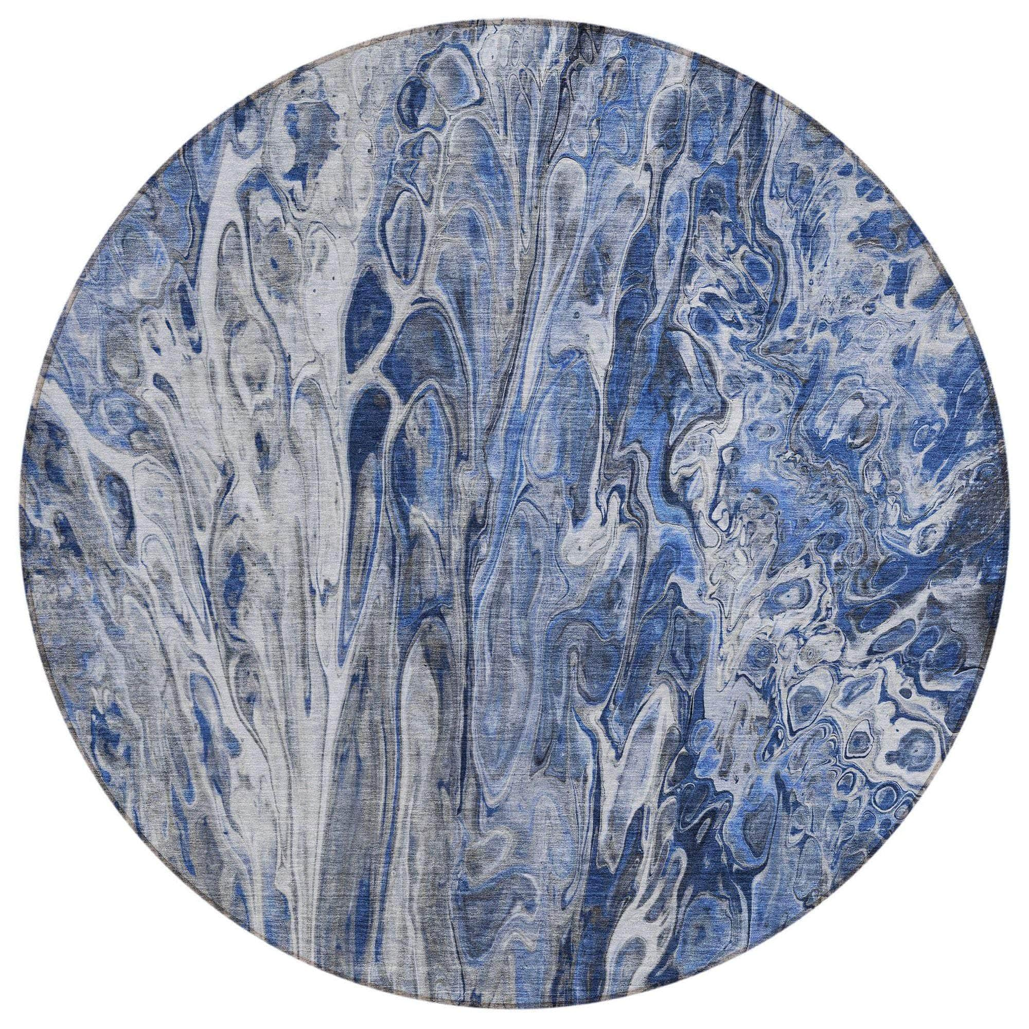 Machine Made ACN602 Blue  Rugs #color_blue 