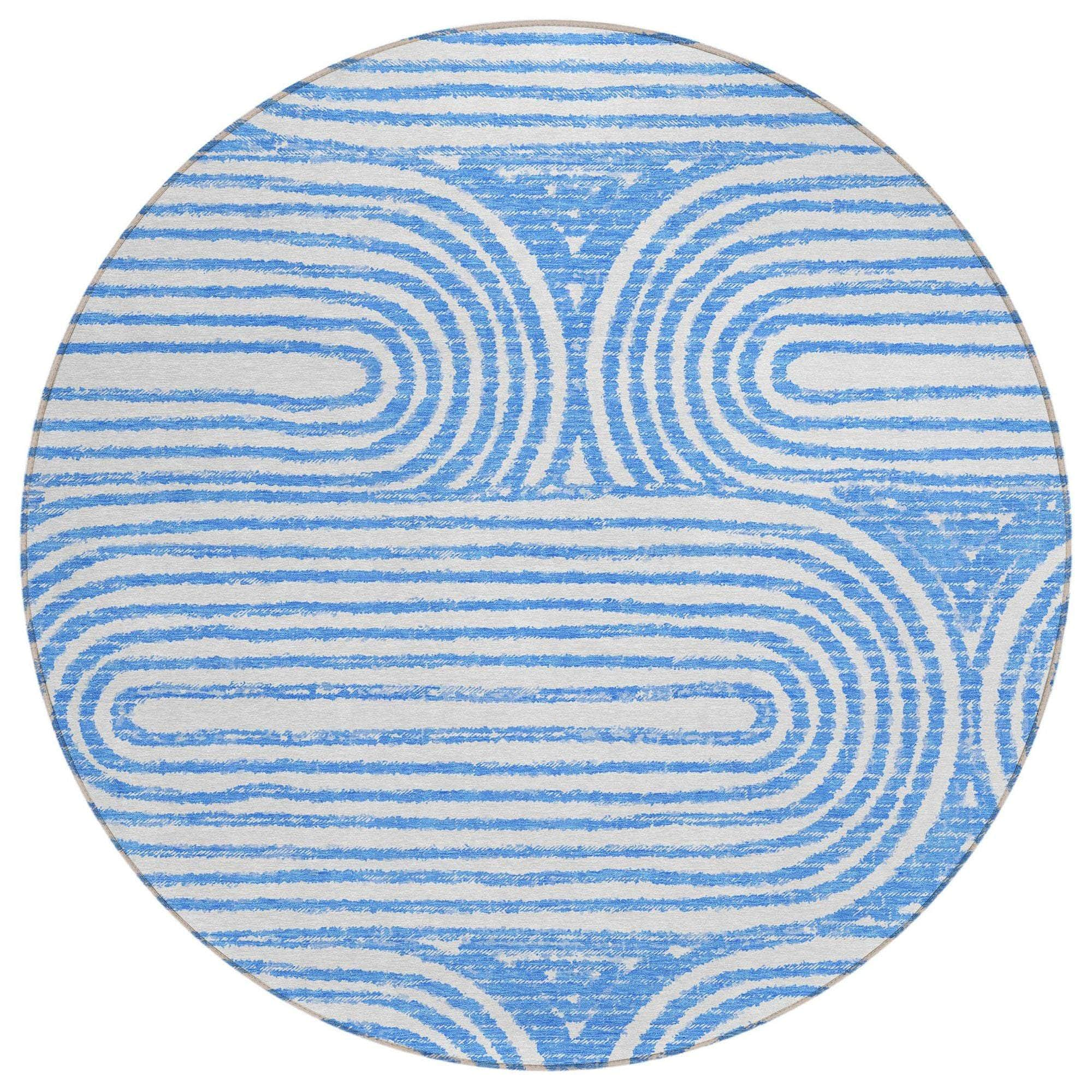 Machine Made ACN540 Blue  Rugs #color_blue 