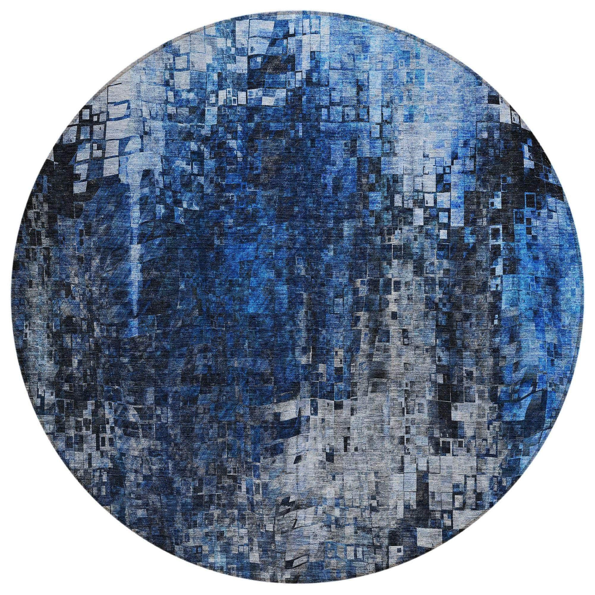 Machine Made ACN581 Blue  Rugs #color_blue 