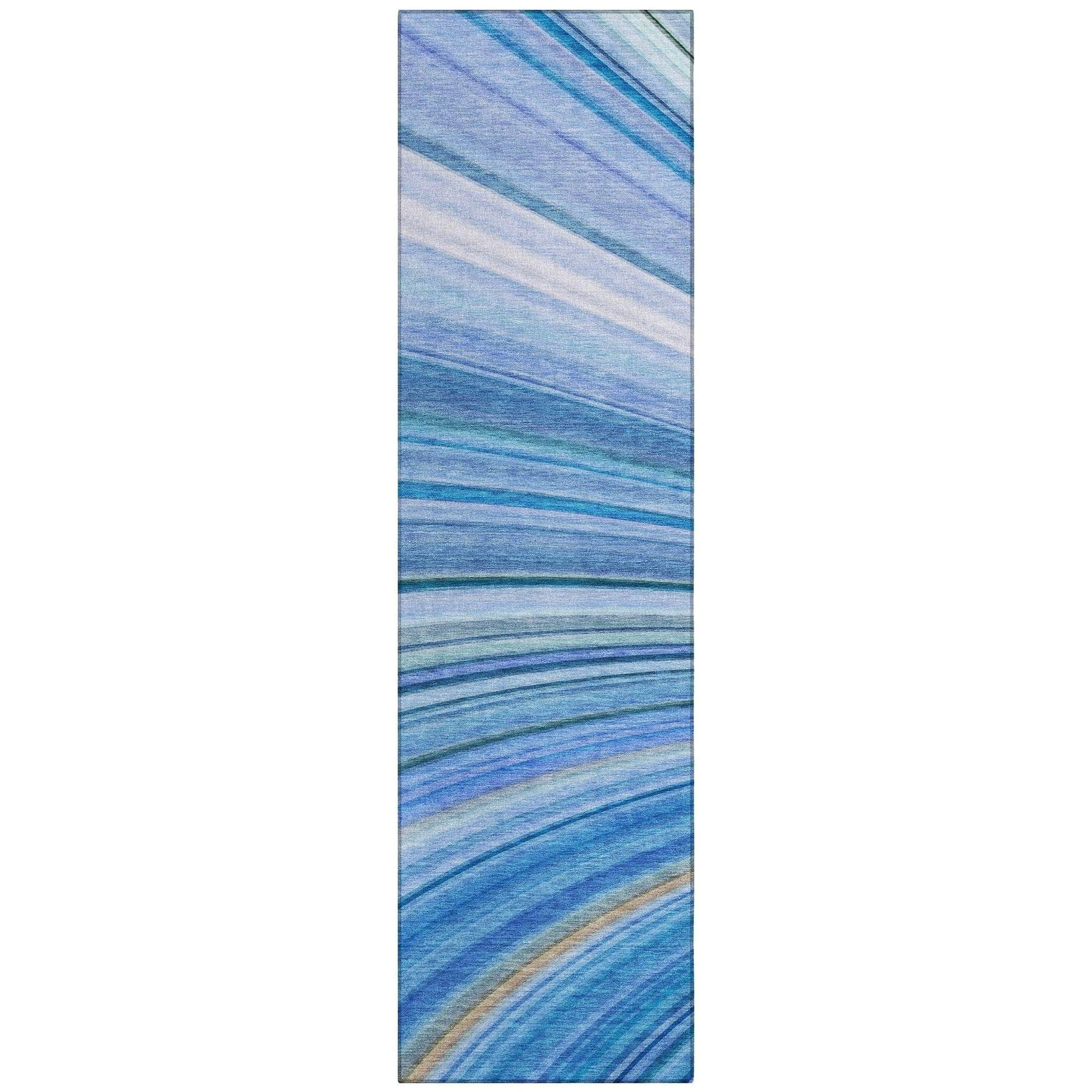 Machine Made ACN585 Blue  Rugs #color_blue 