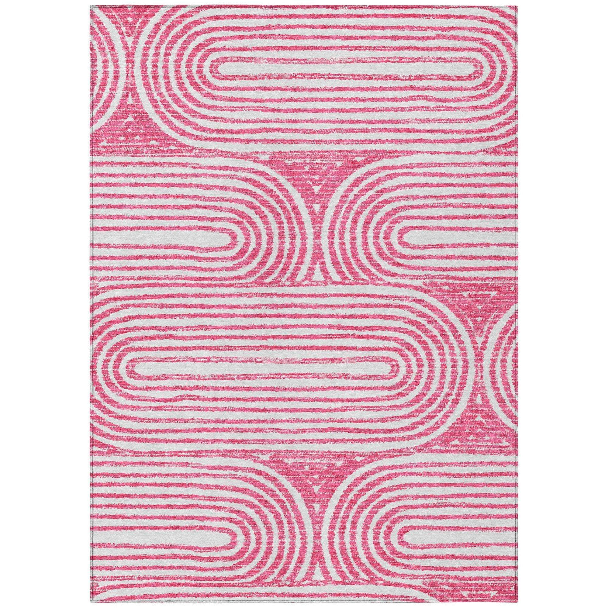 Machine Made ACN540 Blush Pink Rugs #color_blush pink