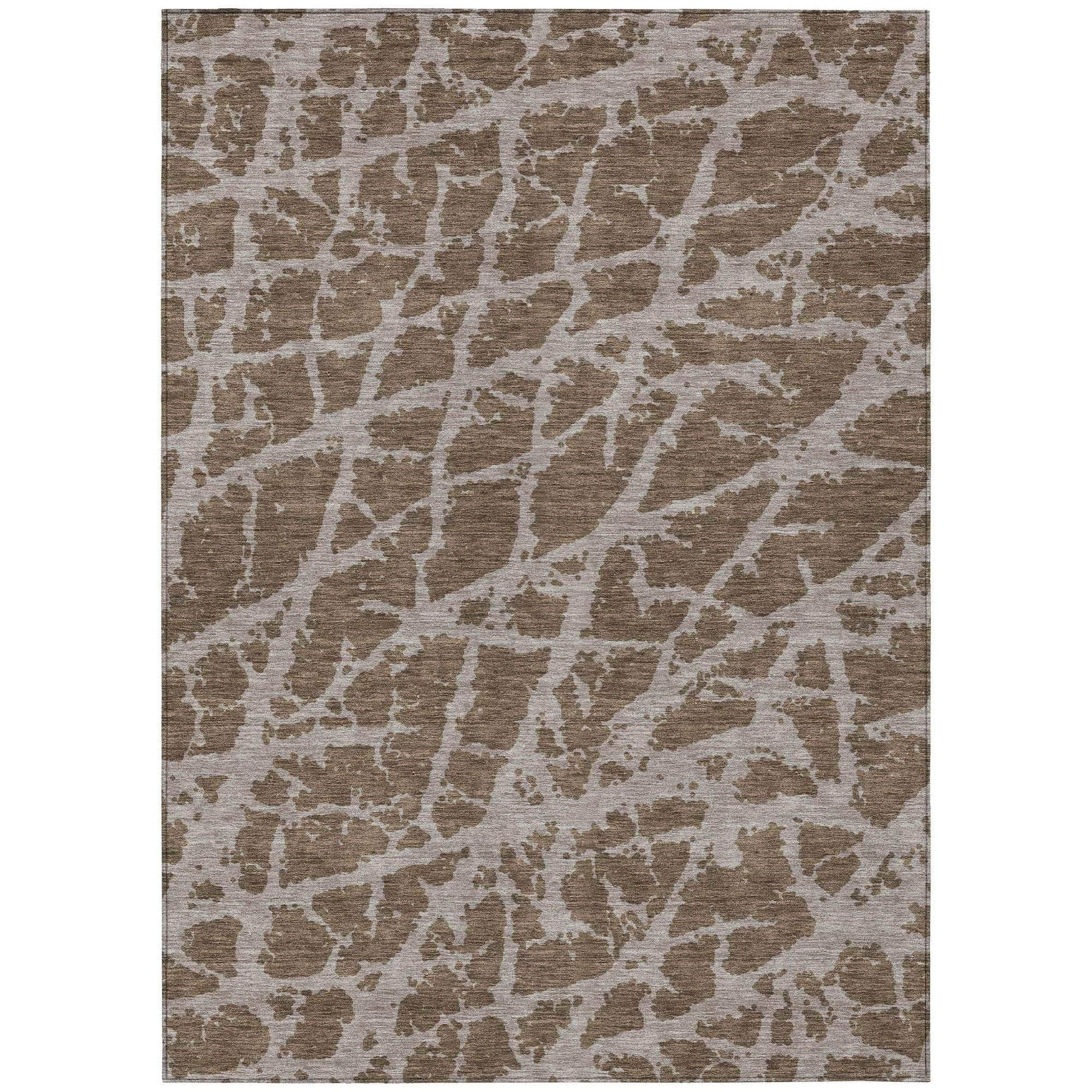 Machine Made ACN501 Brown  Rugs #color_brown 