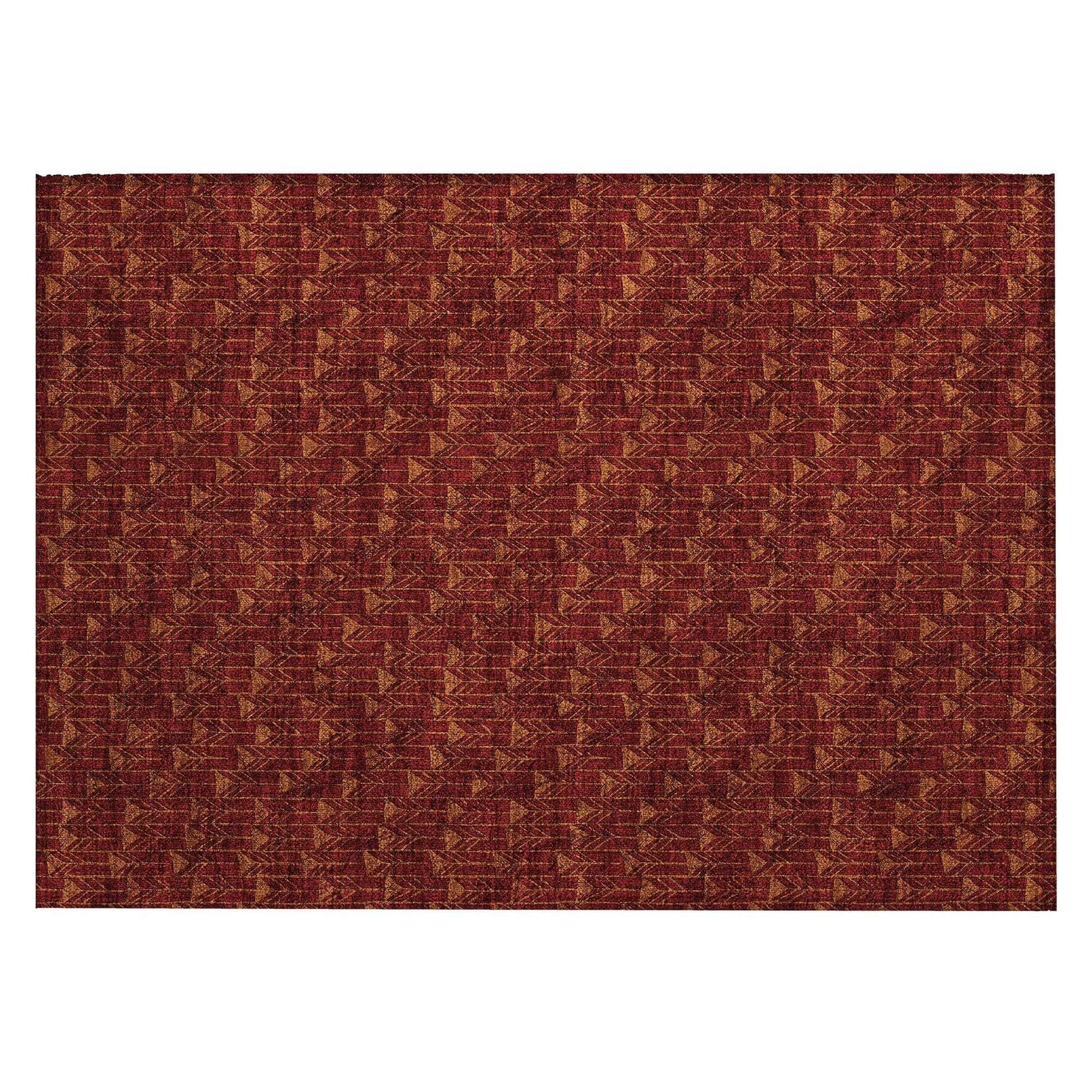 Machine Made ACN514 Burgundy Red Rugs #color_burgundy red