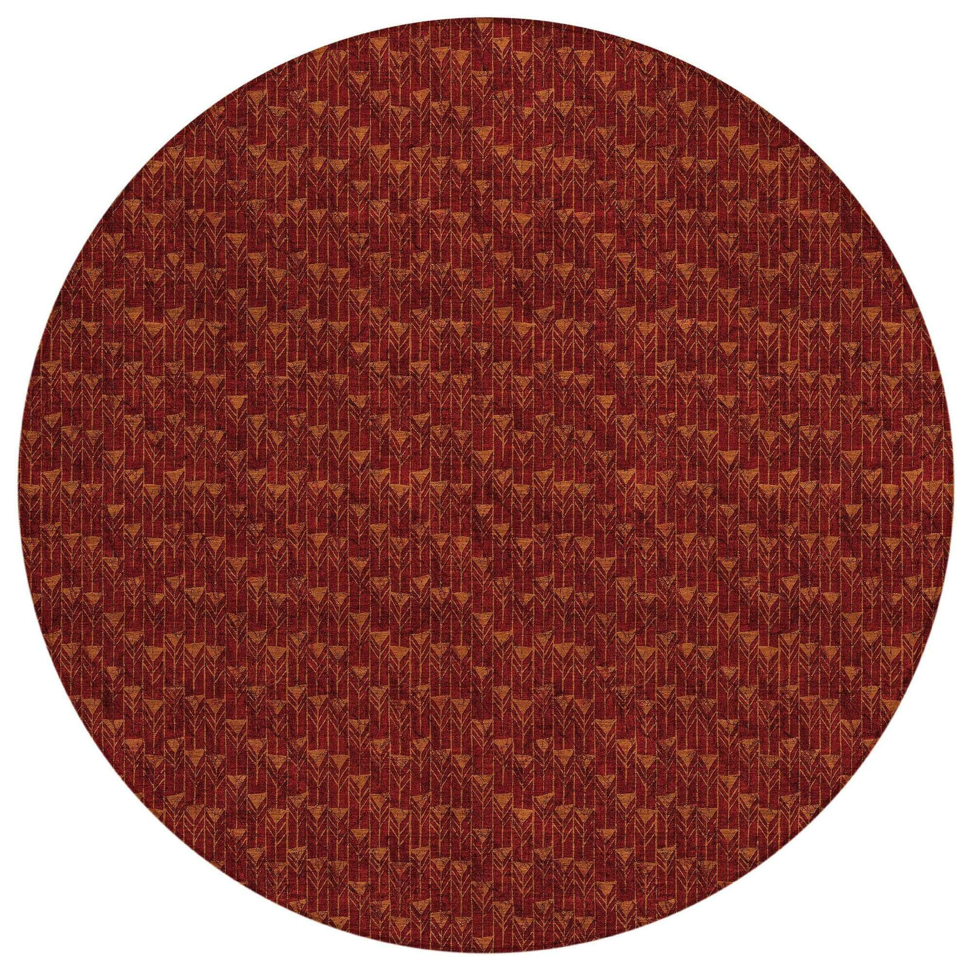 Machine Made ACN514 Burgundy Red Rugs #color_burgundy red