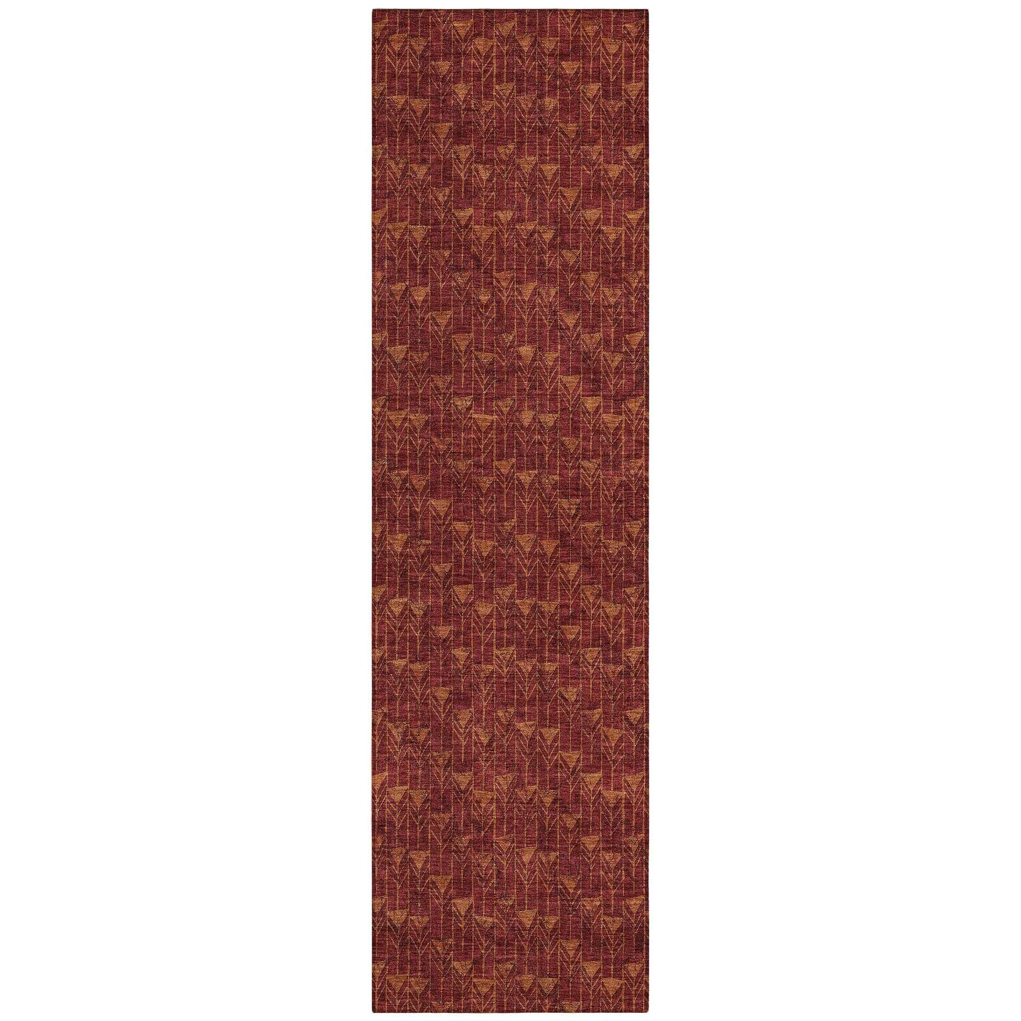 Machine Made ACN514 Burgundy Red Rugs #color_burgundy red