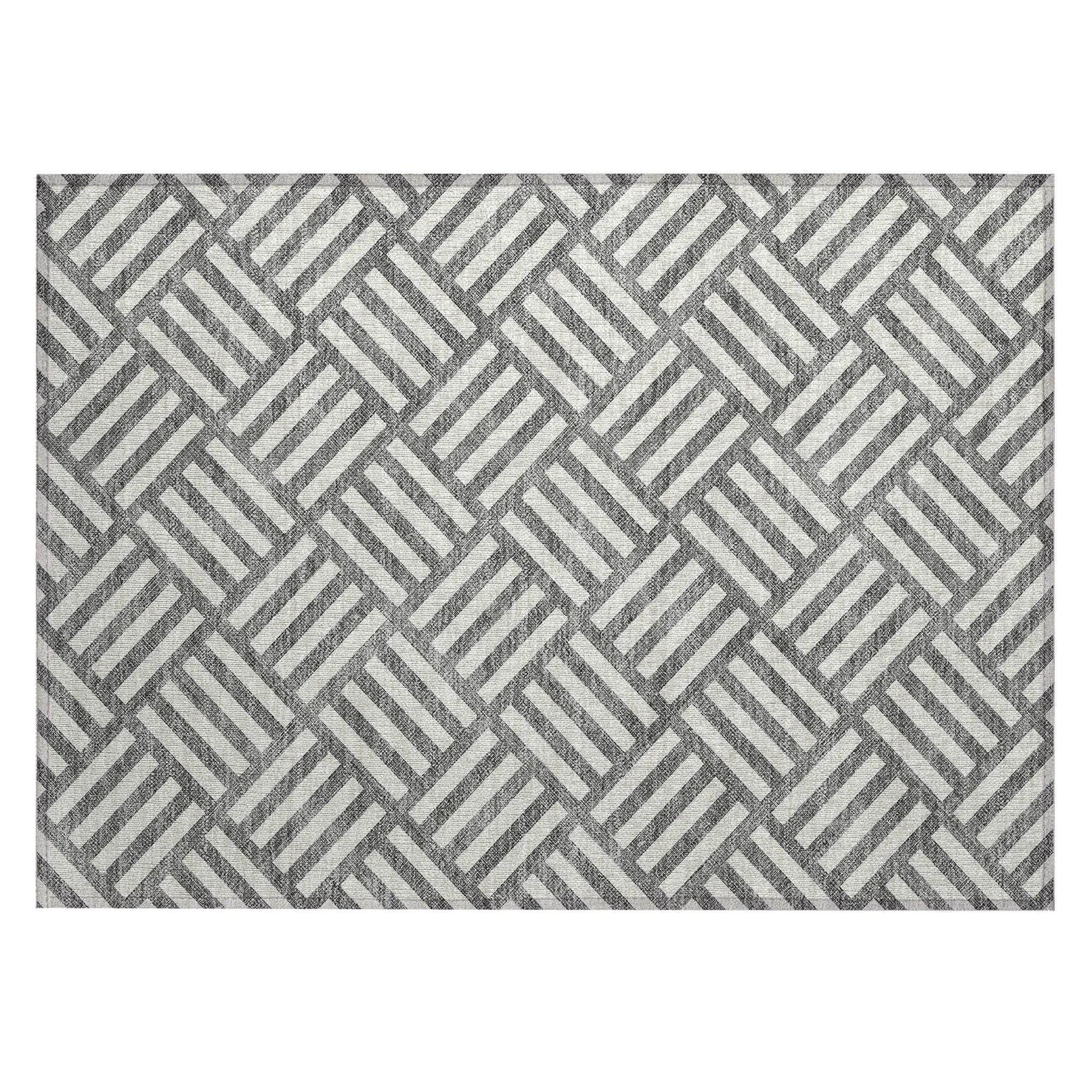 Machine Made ACN620 Charcoal Gray Rugs #color_charcoal gray