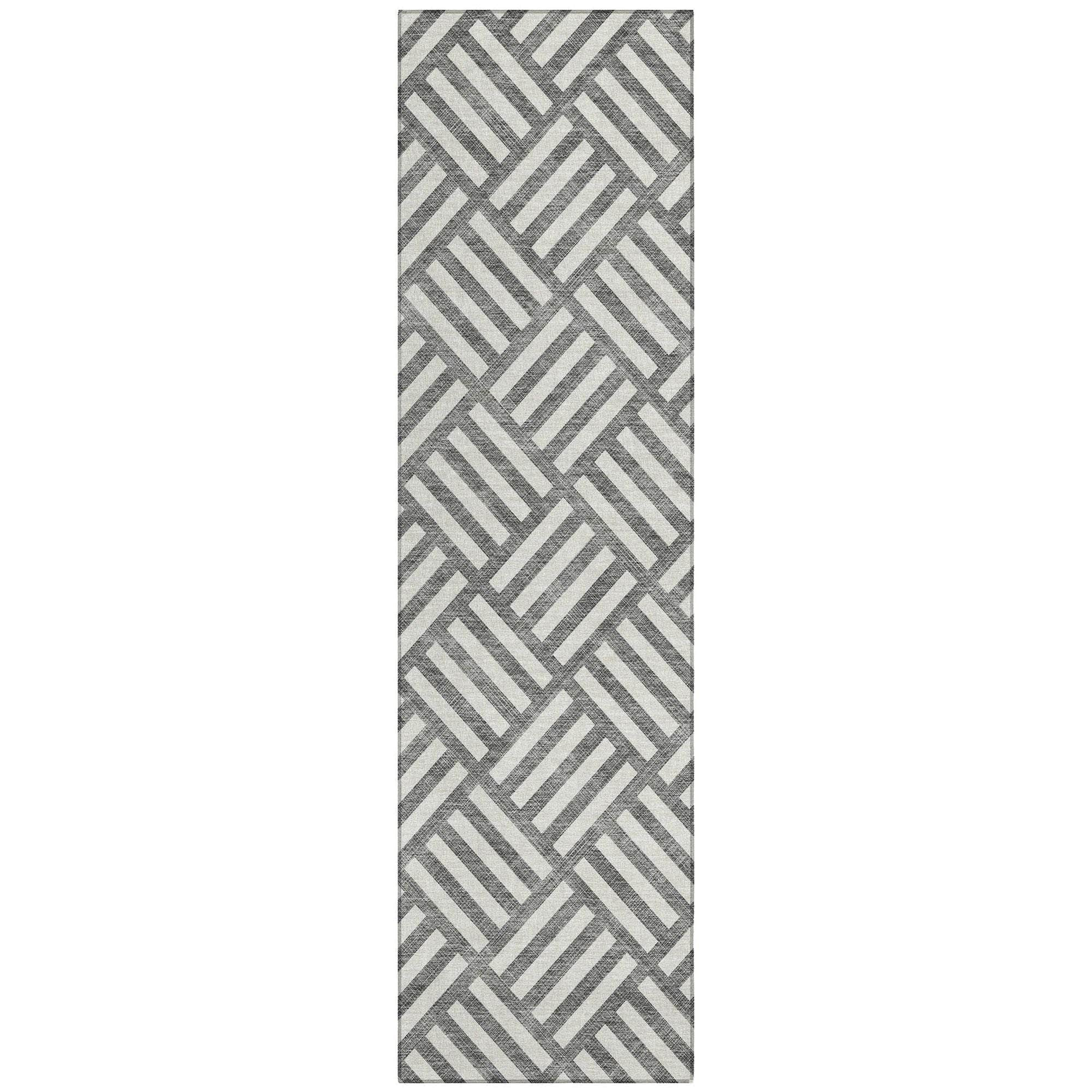 Machine Made ACN620 Charcoal Gray Rugs #color_charcoal gray