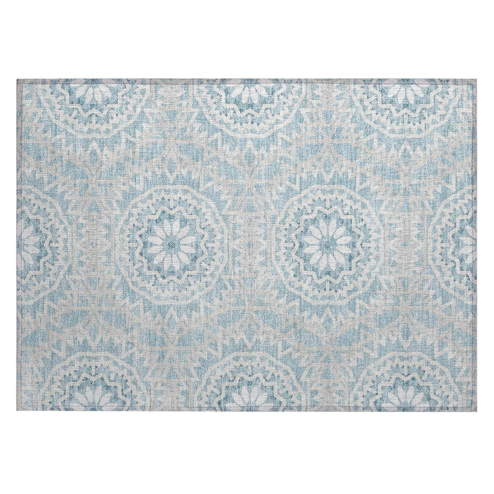 Machine Made ACN619 Denim Blue Rugs #color_denim blue