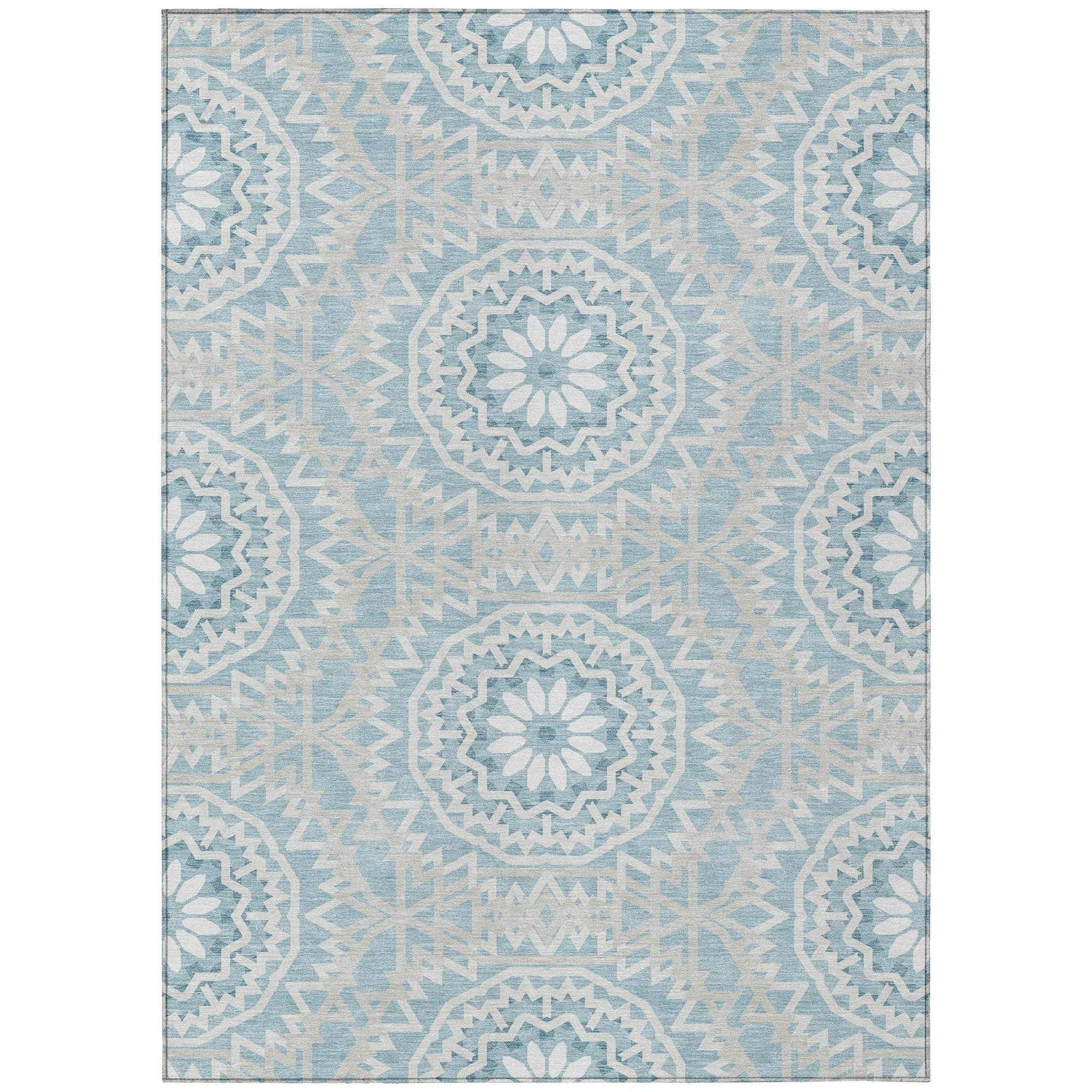 Machine Made ACN619 Denim Blue Rugs #color_denim blue