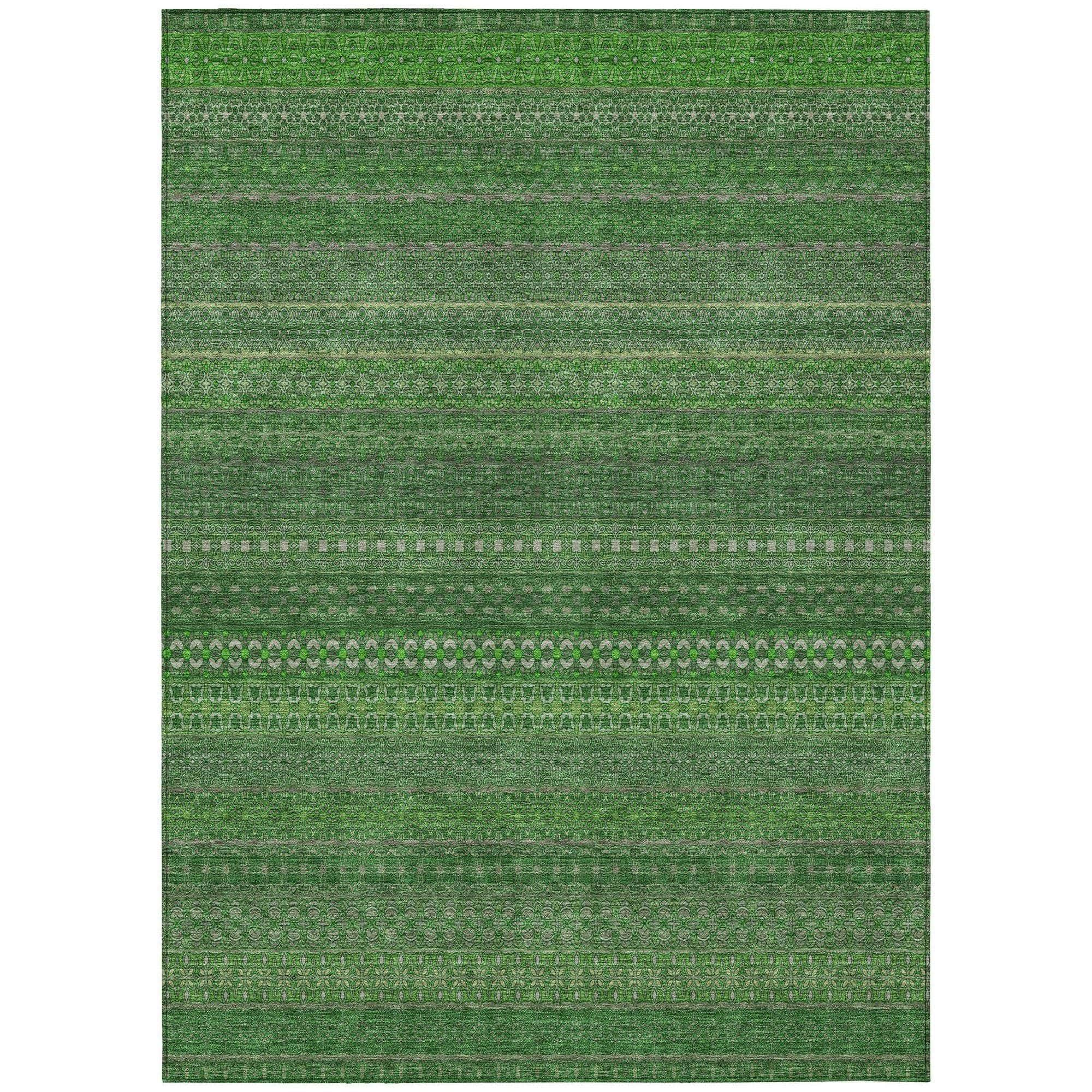 Machine Made ACN527 Fern Green Rugs #color_fern green