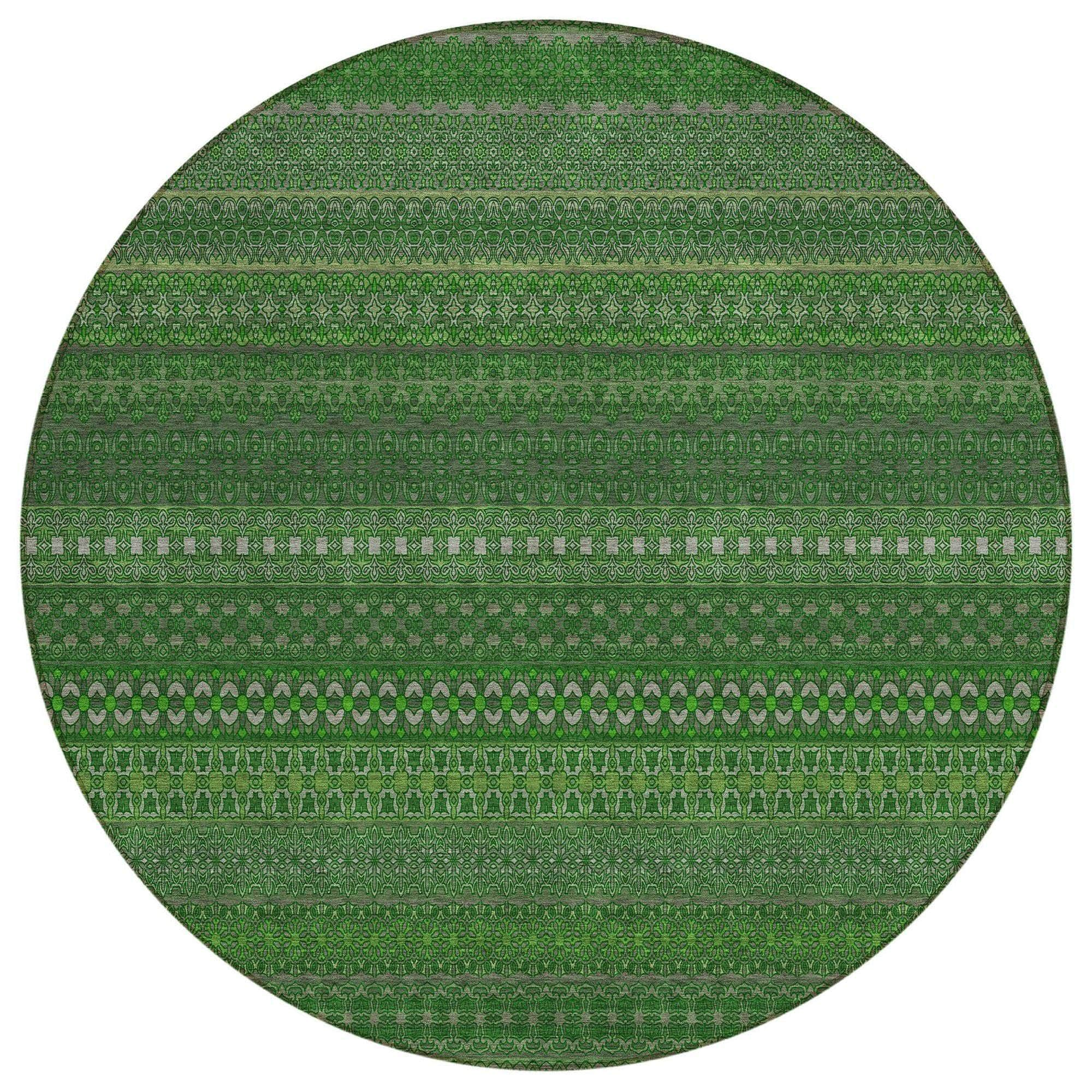 Machine Made ACN527 Fern Green Rugs #color_fern green