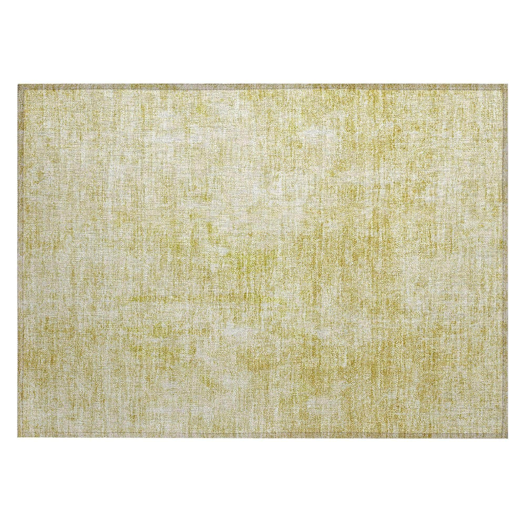 Machine Made ACN656 Gold  Rugs #color_gold 