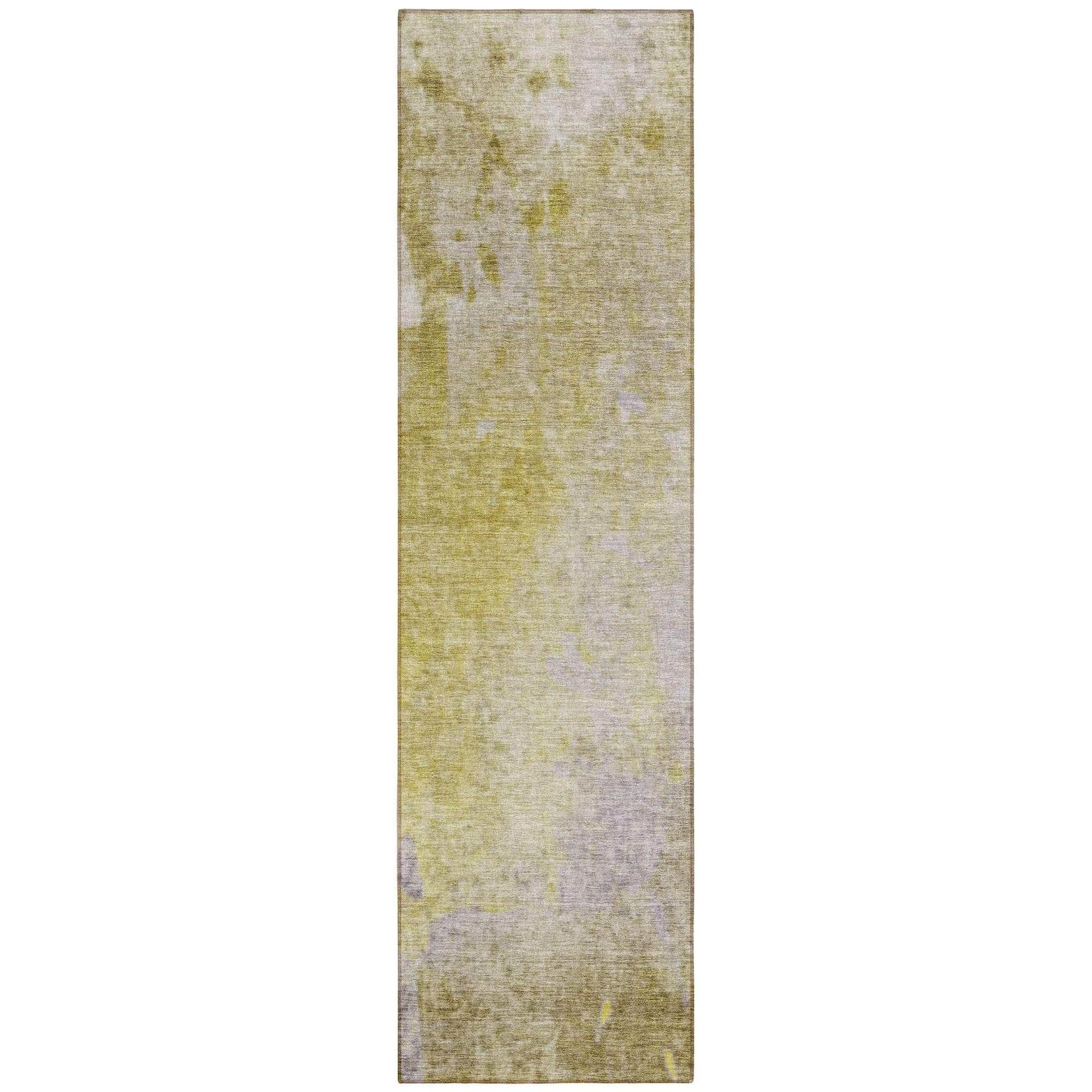 Machine Made ACN562 Gold  Rugs #color_gold 