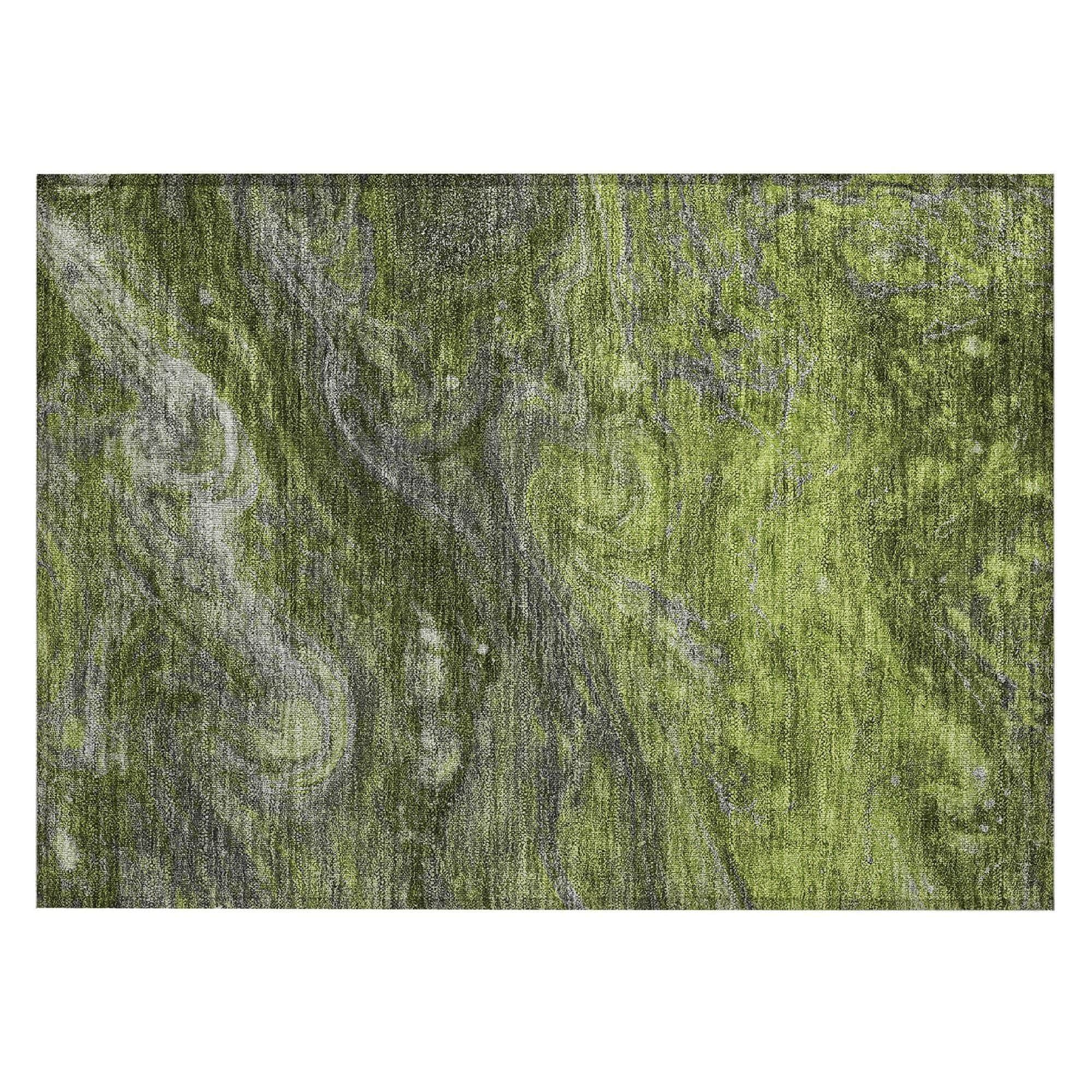 Machine Made ACN599 Green  Rugs #color_green 