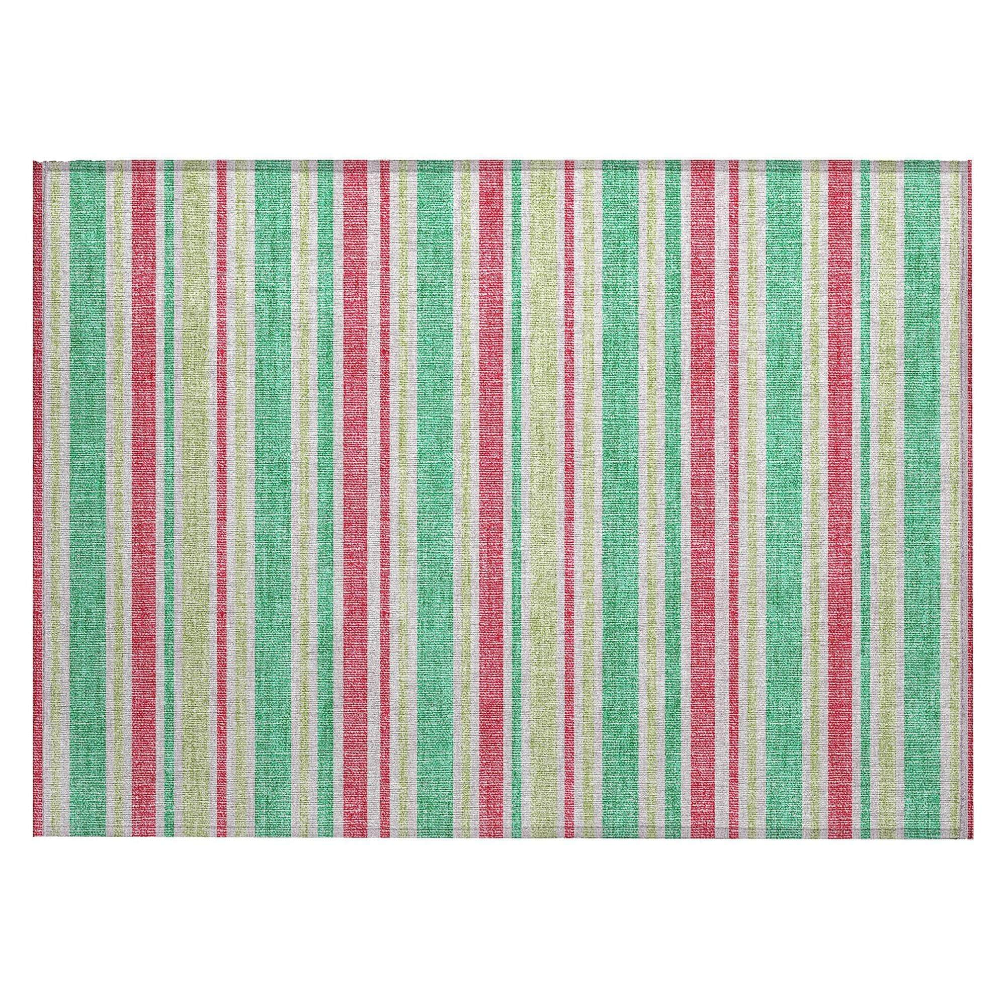 Machine Made ACN531 Green  Rugs #color_green 