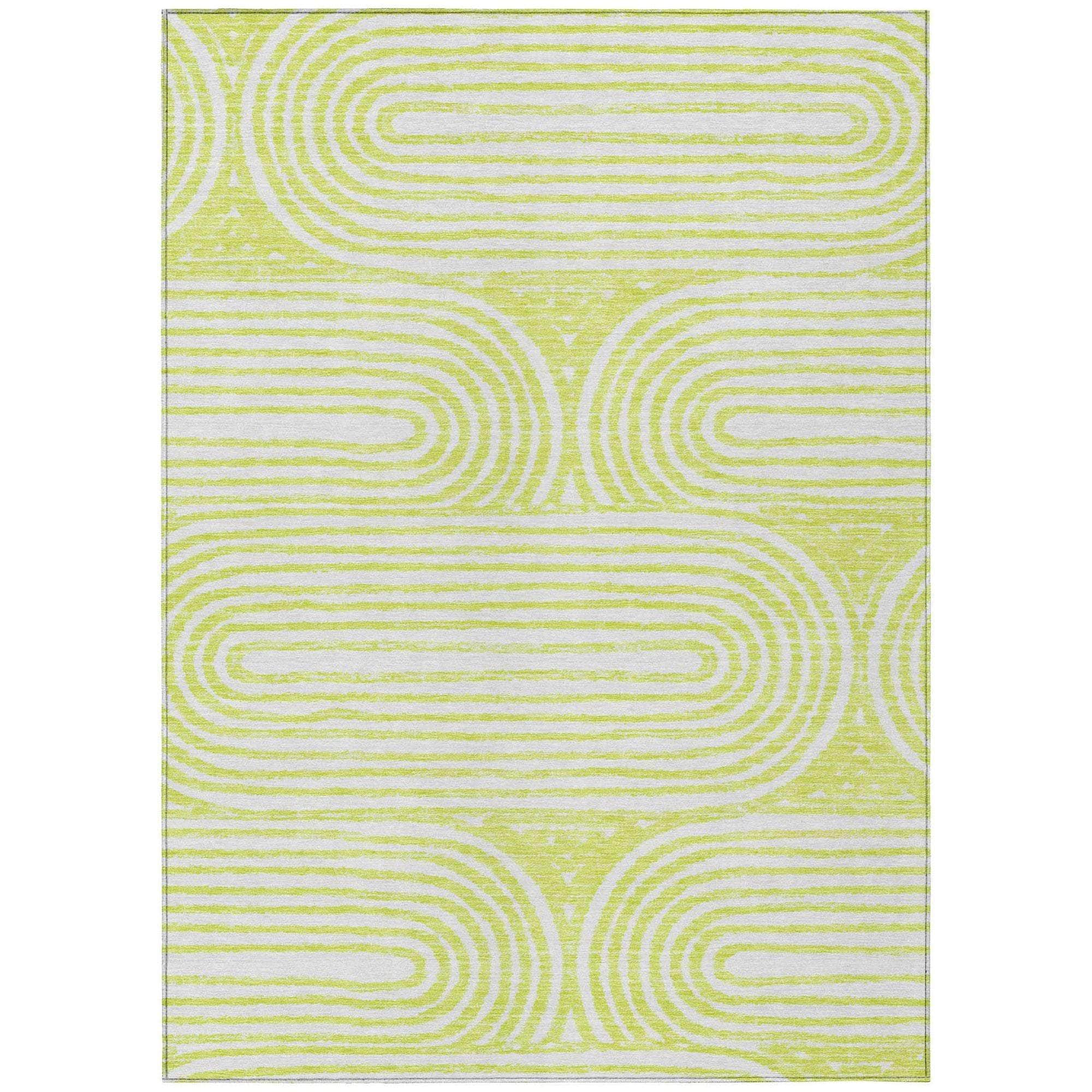 Machine Made ACN540 Green  Rugs #color_green 