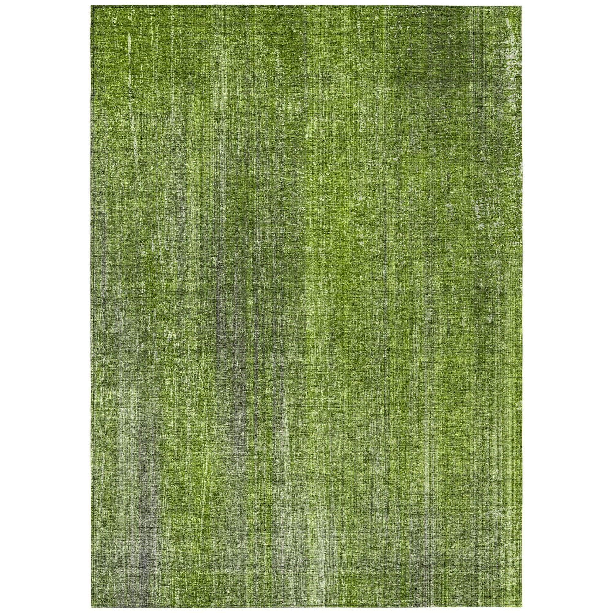 Machine Made ACN552 Green  Rugs #color_green 