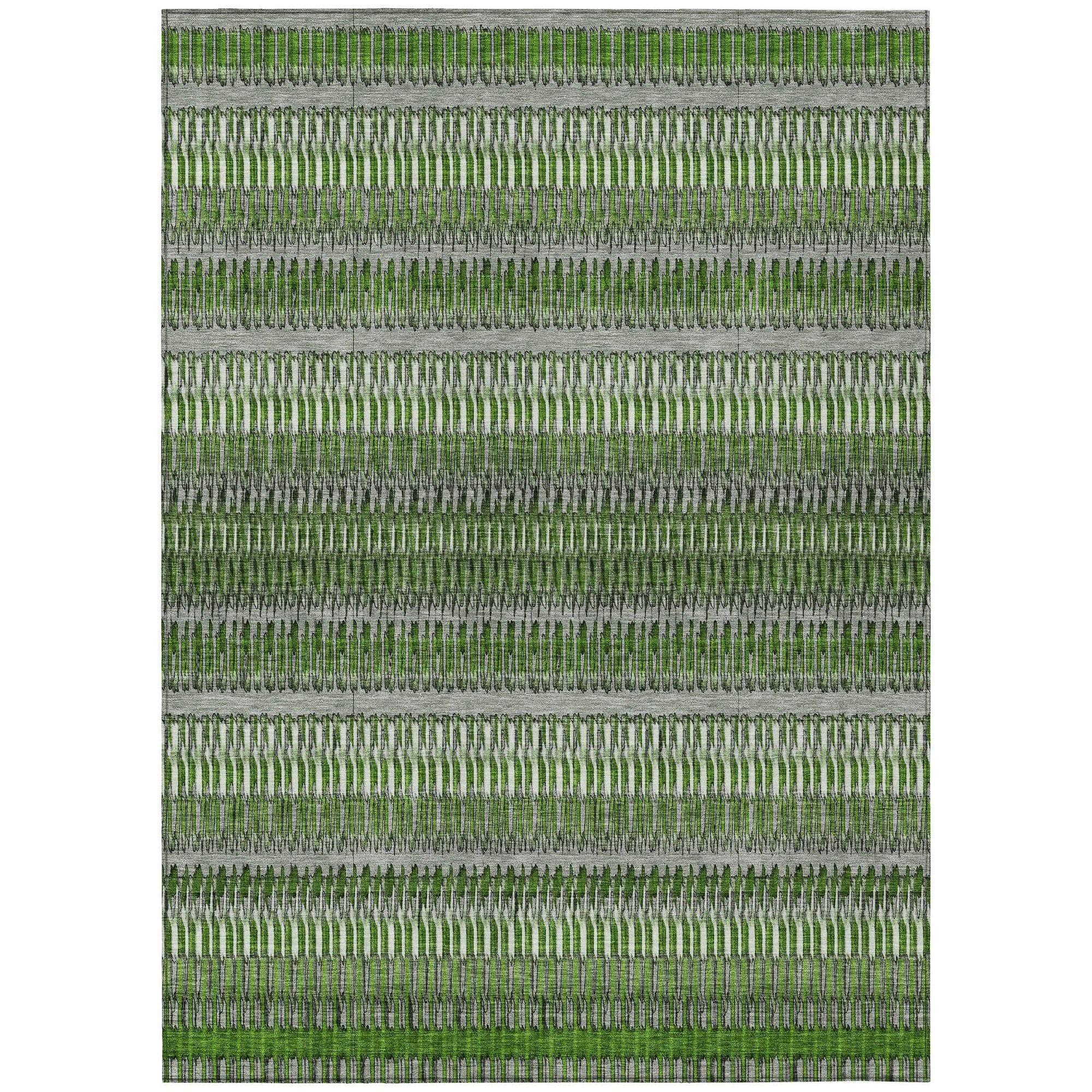 Machine Made ACN589 Green  Rugs #color_green 