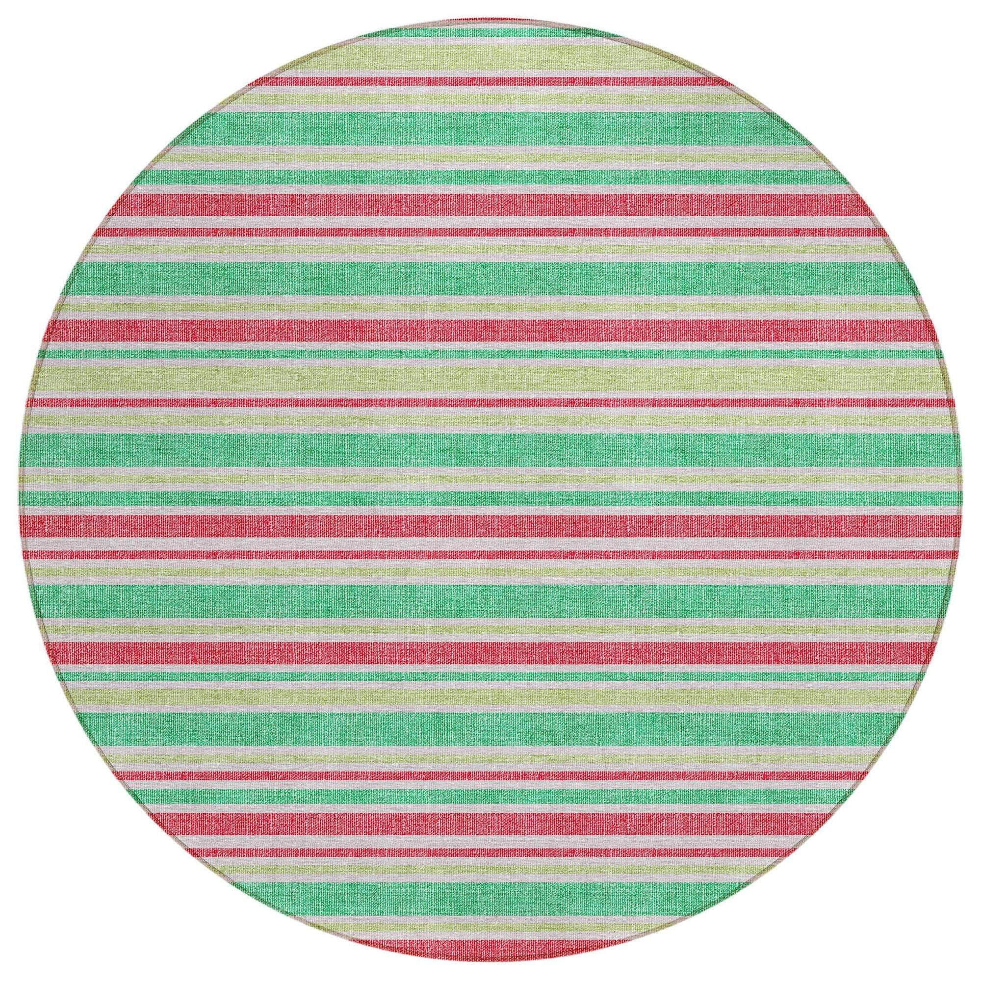 Machine Made ACN531 Green  Rugs #color_green 