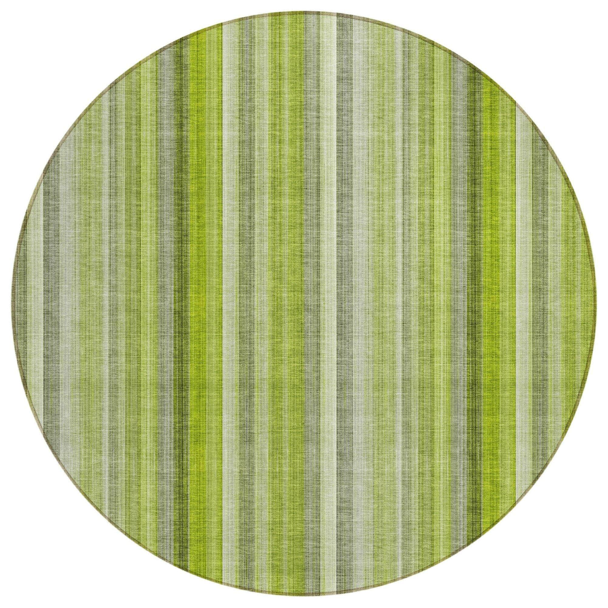 Machine Made ACN543 Green  Rugs #color_green 