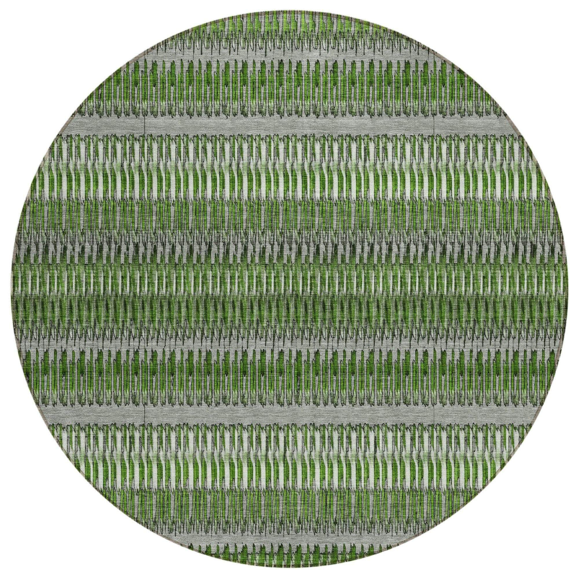 Machine Made ACN589 Green  Rugs #color_green 