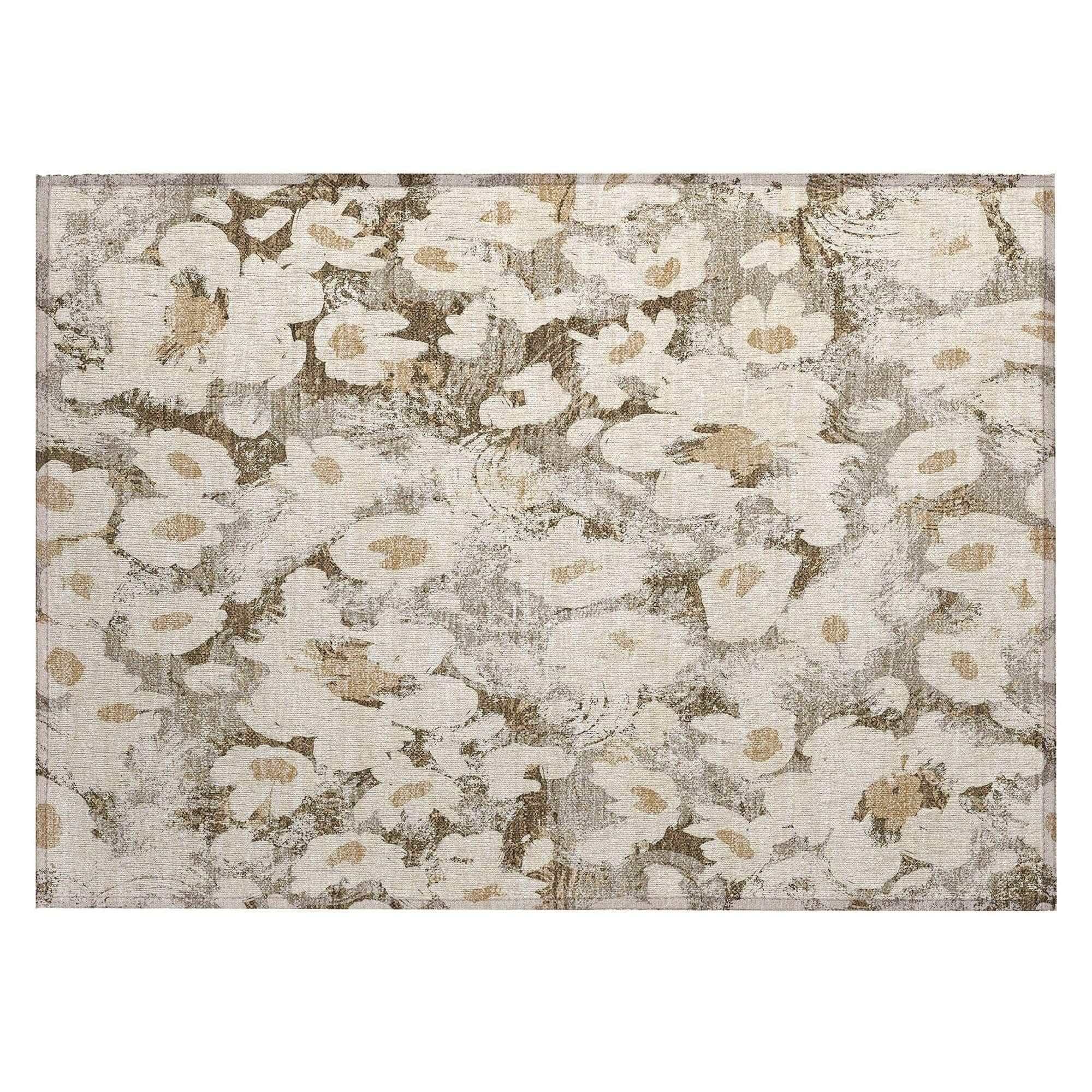 Machine Made ACN538 Khaki Brown Rugs #color_khaki brown